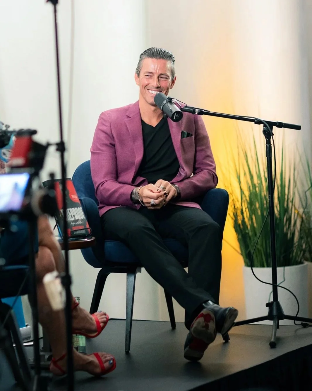 Chef Curtis Duffy on Supper with Sylvia podcast as Fireproof: Memoir of a Chef book launch in Chicago.