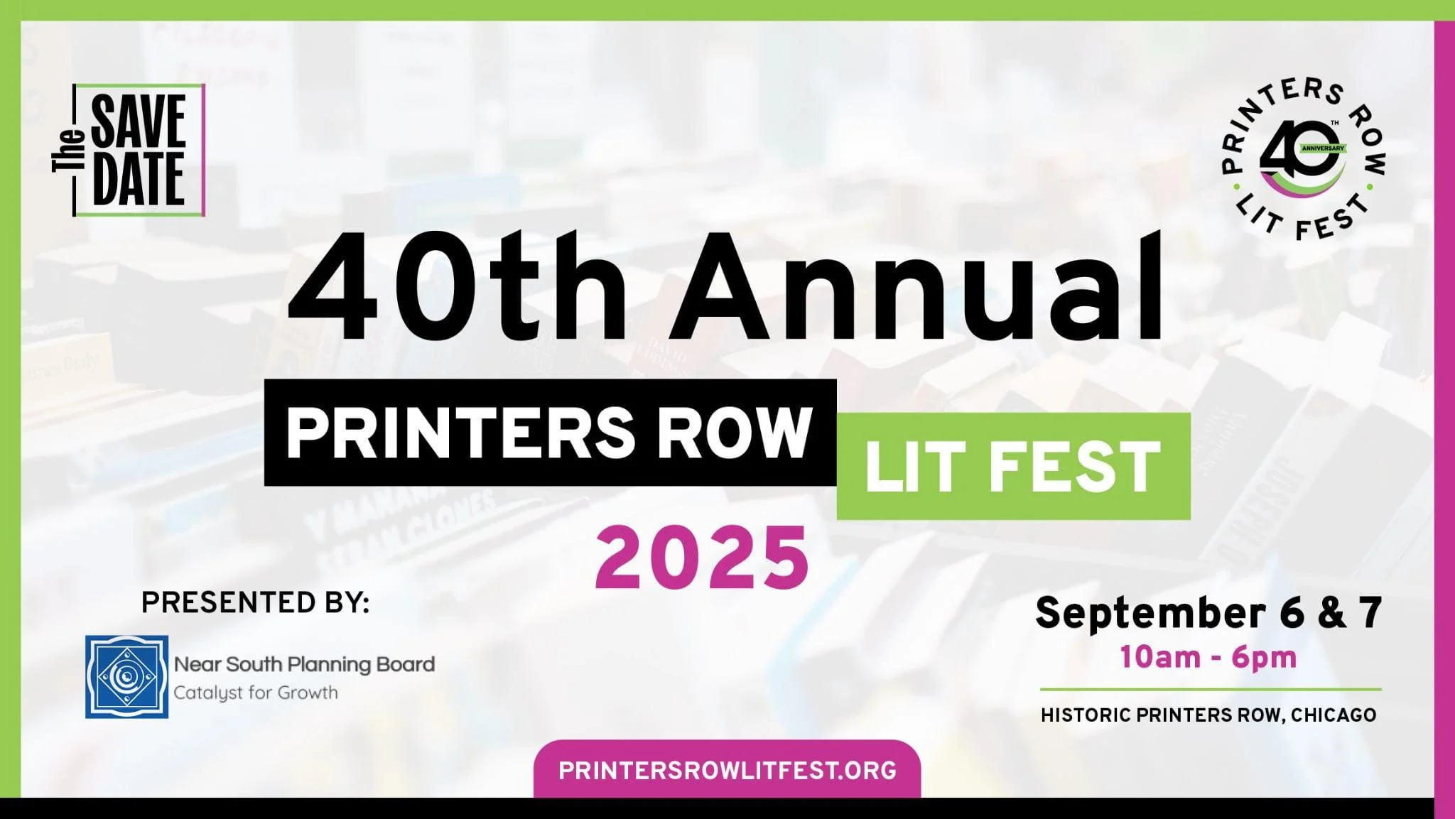 SIGNING: Chef Curtis Duffy at Chicago's Printers Row Festival