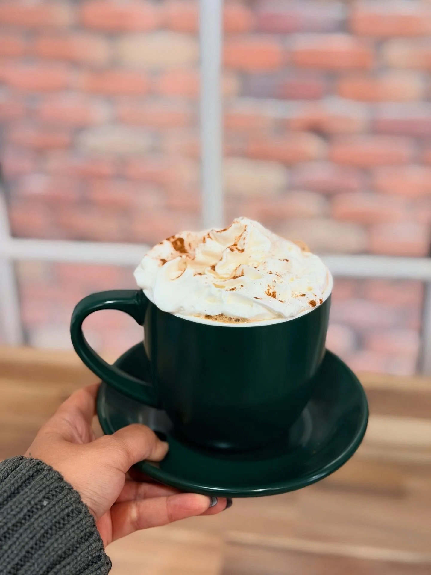It&rsquo;s the most wonderful time of the year&hellip;come enjoy a festive Eggnog Latte while you can 🎄🎅#aurorarestaurants #auroraeats #eggnog latte #shoplocal #newmarketfoodlovers #christmaslatte