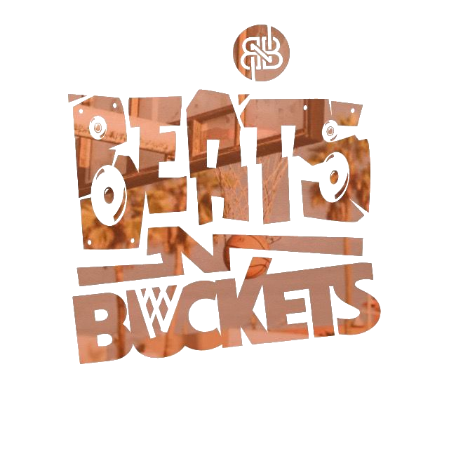 3D logo of a buckled belt with text 'Beats&Buckets' formed by the letters.