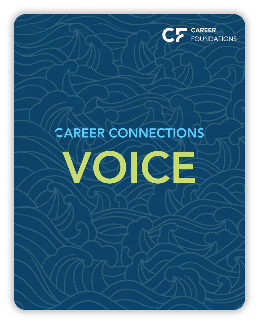 Career Connections: Voice workbook cover with-Glow