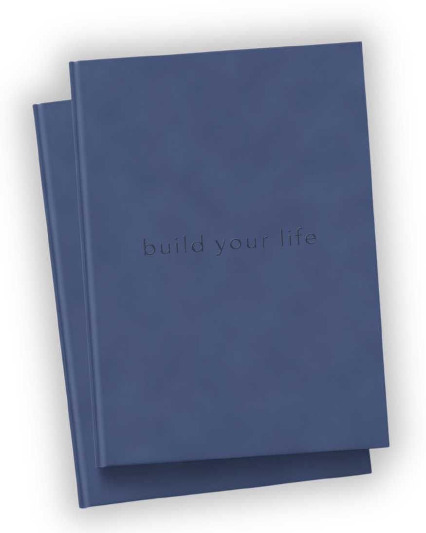 Build Your Life Journal cover with-Glow