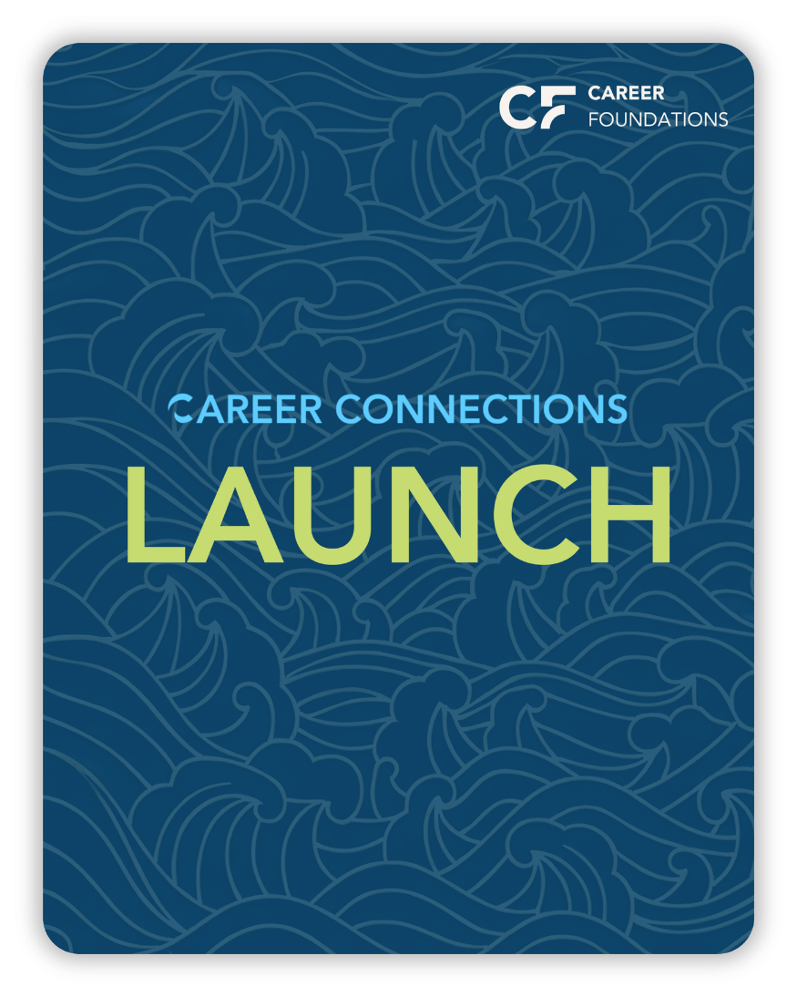 Career Connections: Launch workbook cover with-Glow