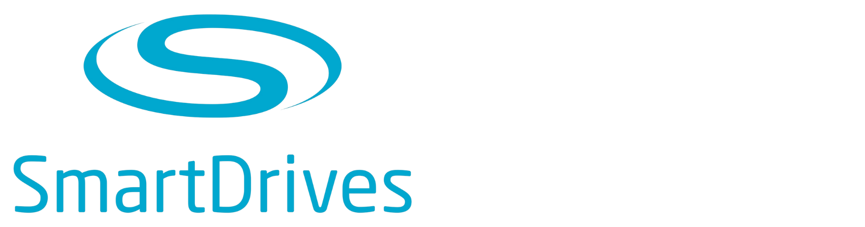 Logo der Marke Smart Drives, bestehend aus einem blauen, geschwungenen S-Design und dem Namen in blauer Schrift.