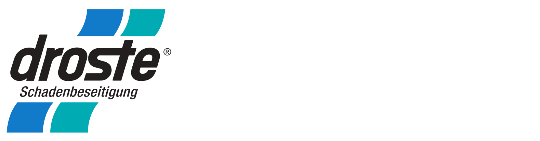 Logo der Firma Drost Schadensbegutachtung mit blauen und grünen Elementen und schwarzem Text