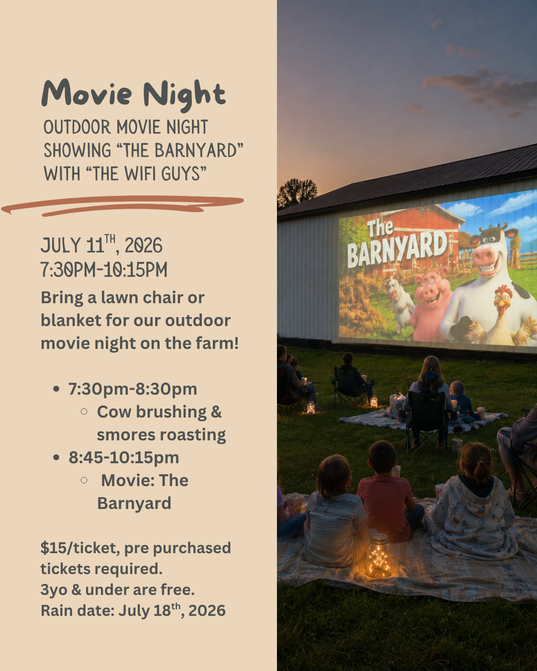 Movie Night at Black Rock Farm