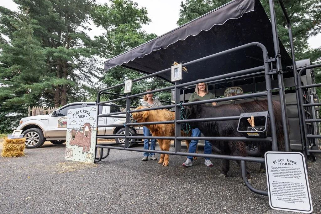 Mobile Event Trailer with Black Rock Farm