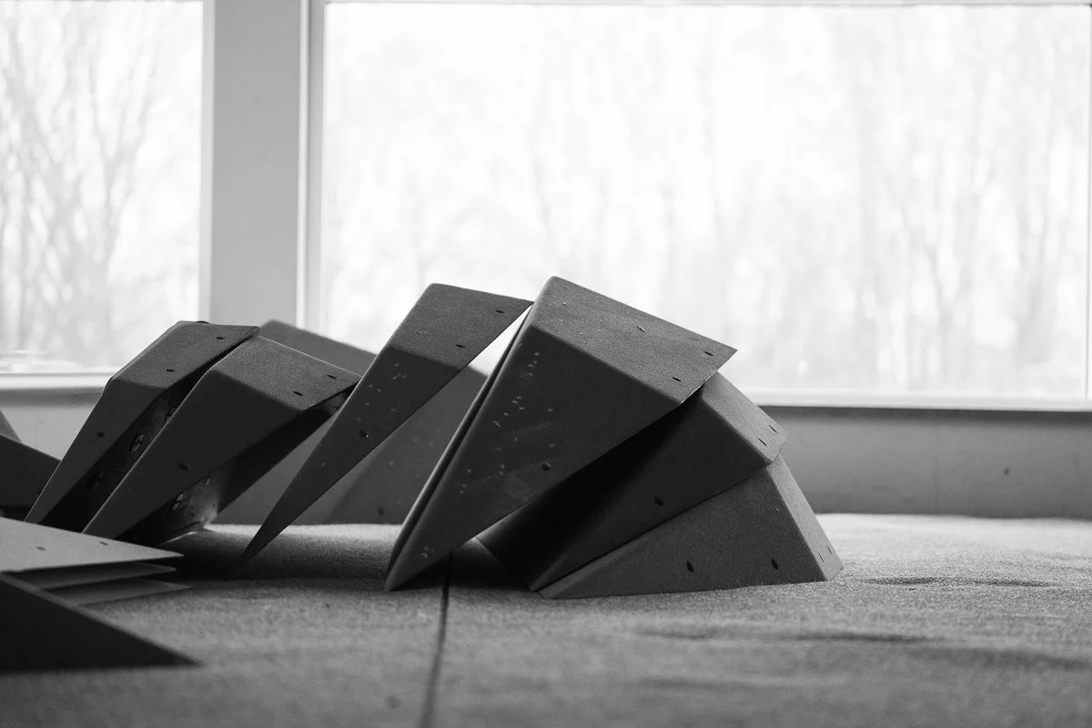 Climbing modules stacked with each other