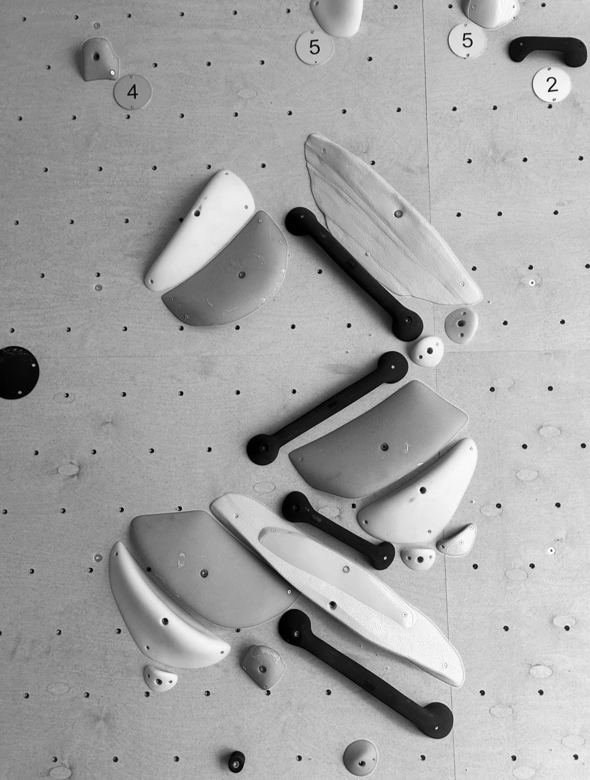 Aesthetic looking climbing holds