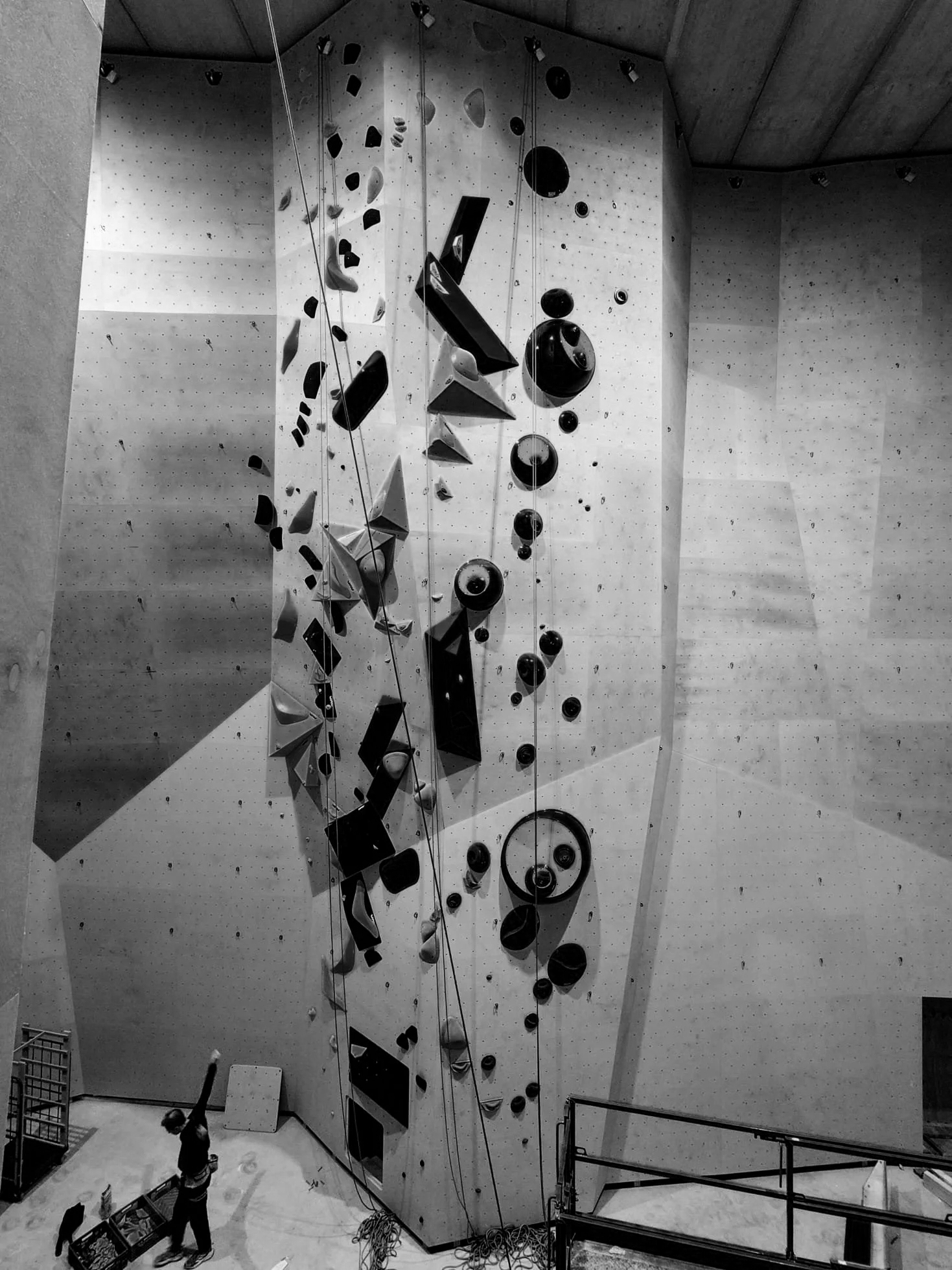 Indoor climbing routes