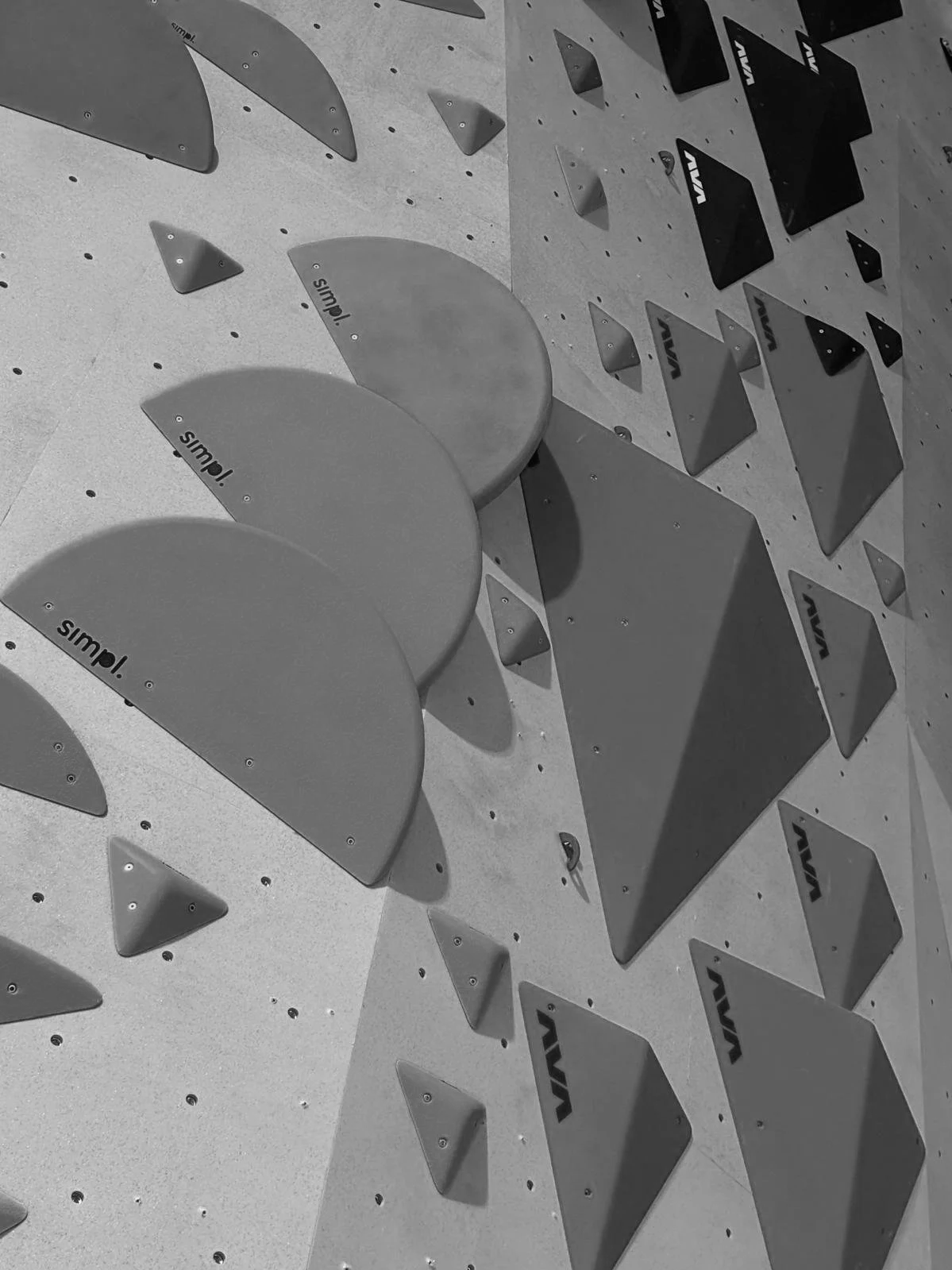 Aesthetic looking climbing holds