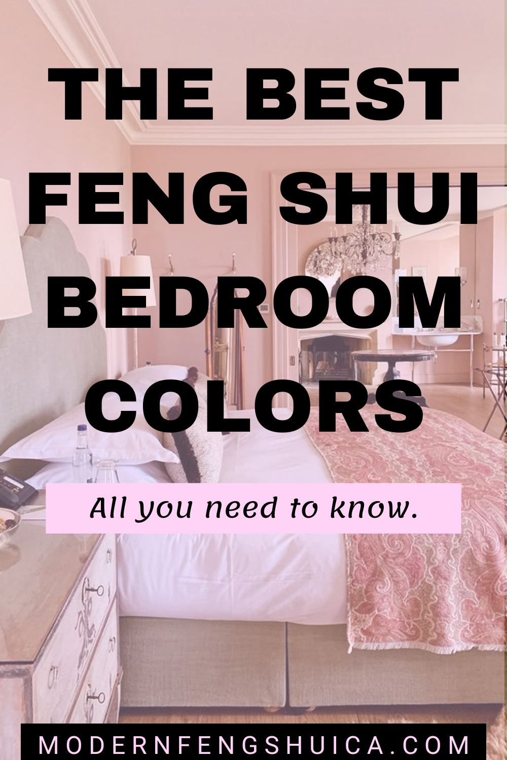 The best Feng Shui bedroom colors