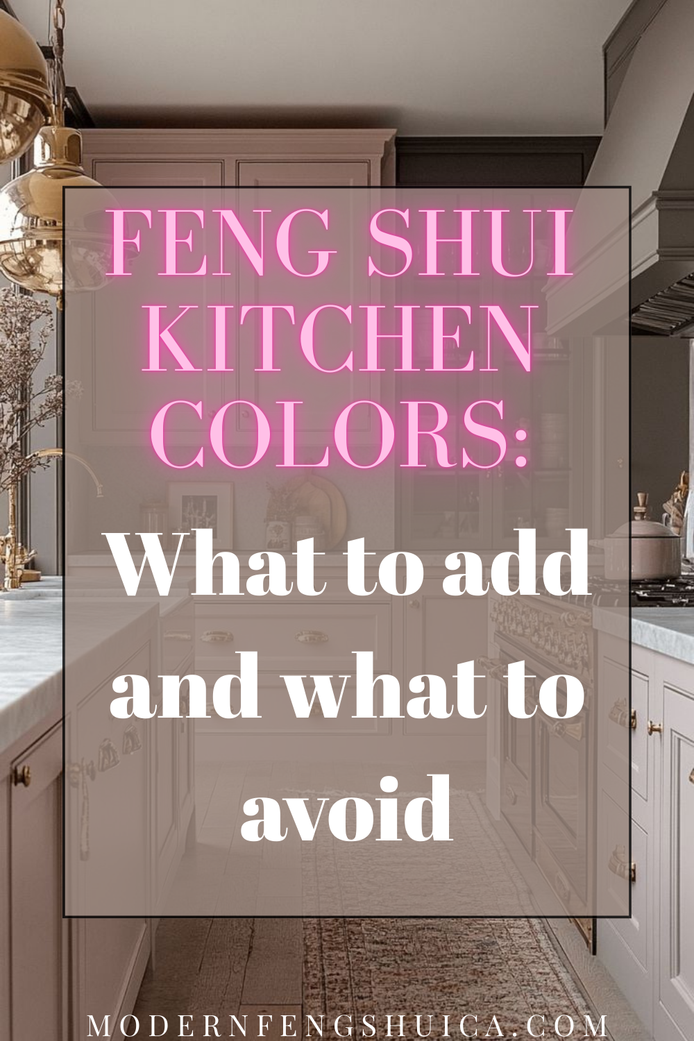 Feng Shui Kitchen colors: What to add and what to avoid