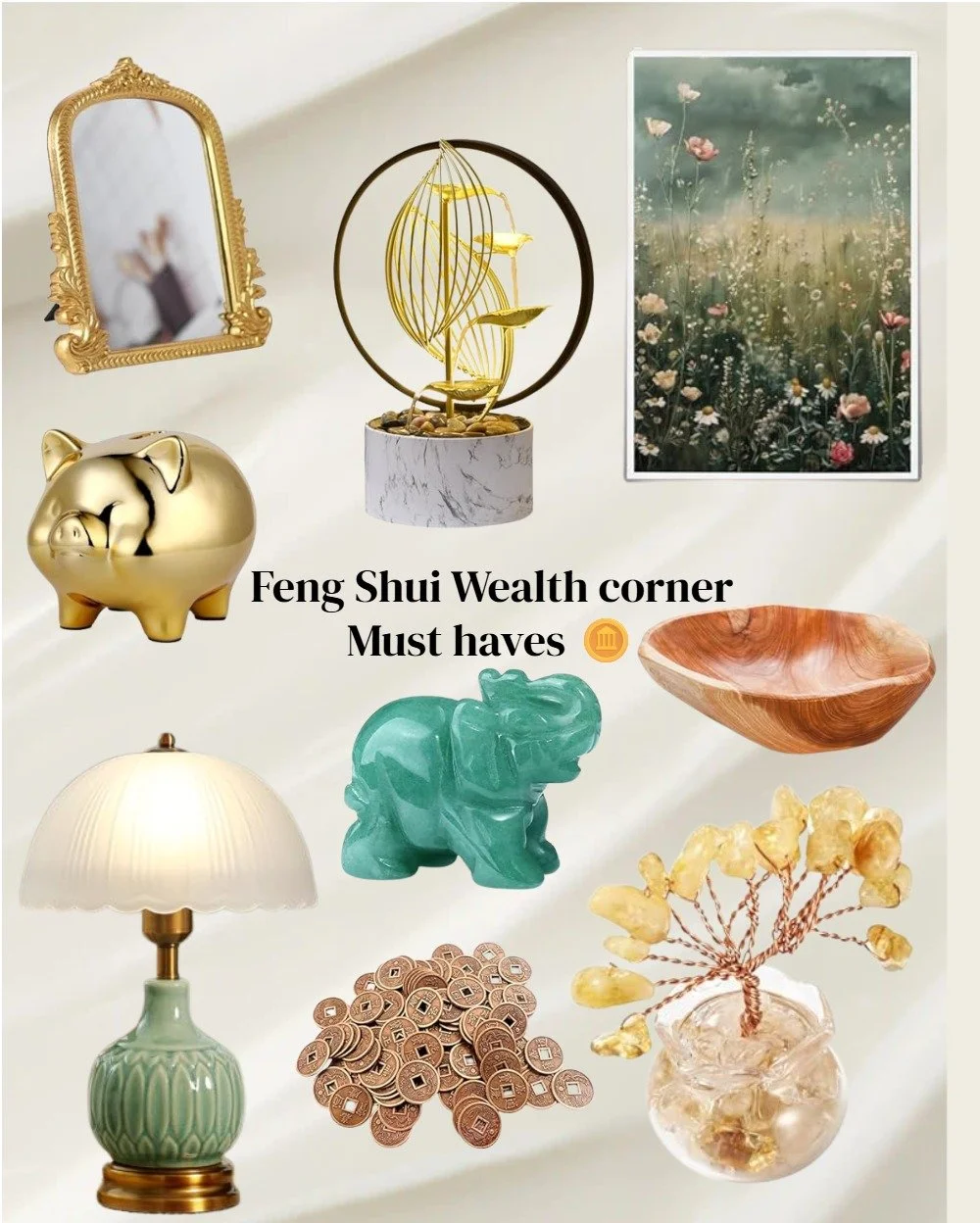 My favorite wealth corner activators on Amazon 