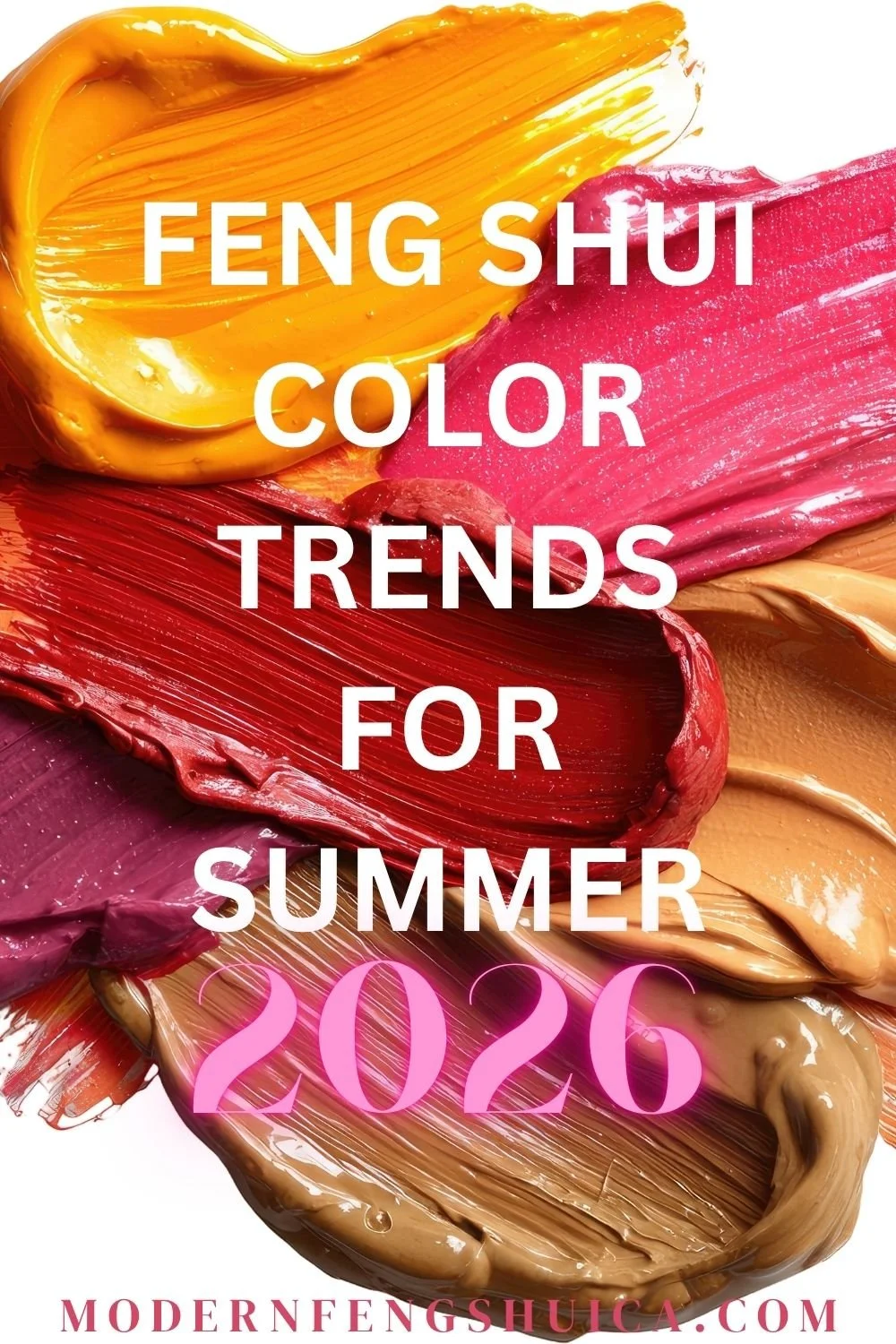 Feng Shui color trends for summer 2026