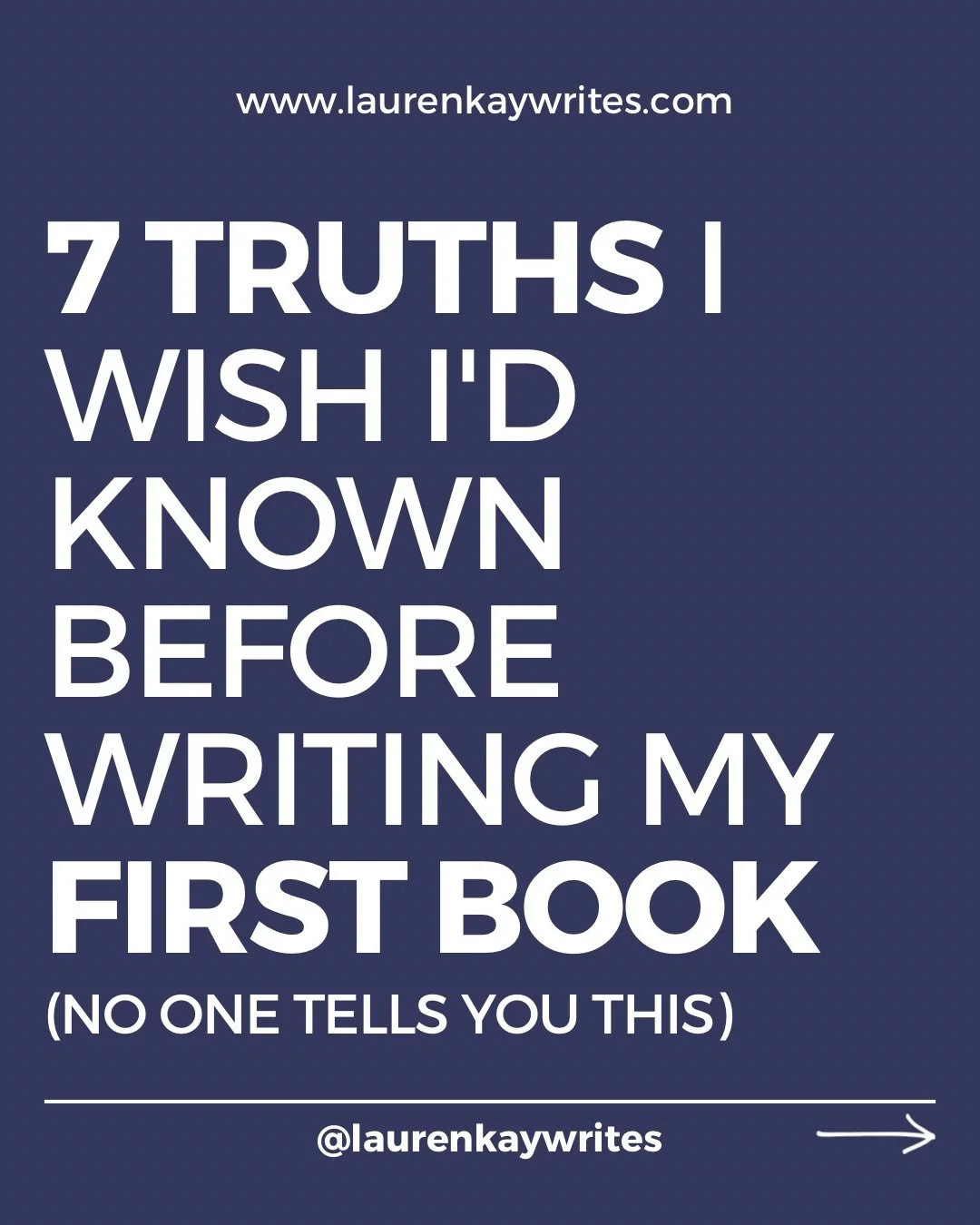 here&rsquo;s what nobody tells you about how to write a book&hellip;

These are 7 things I wish someone had told me before I drafted my first manuscript. 

Comment 📚 AUTHORGUIDE 📚 for my full list of writing resources &mdash; the system I used to l