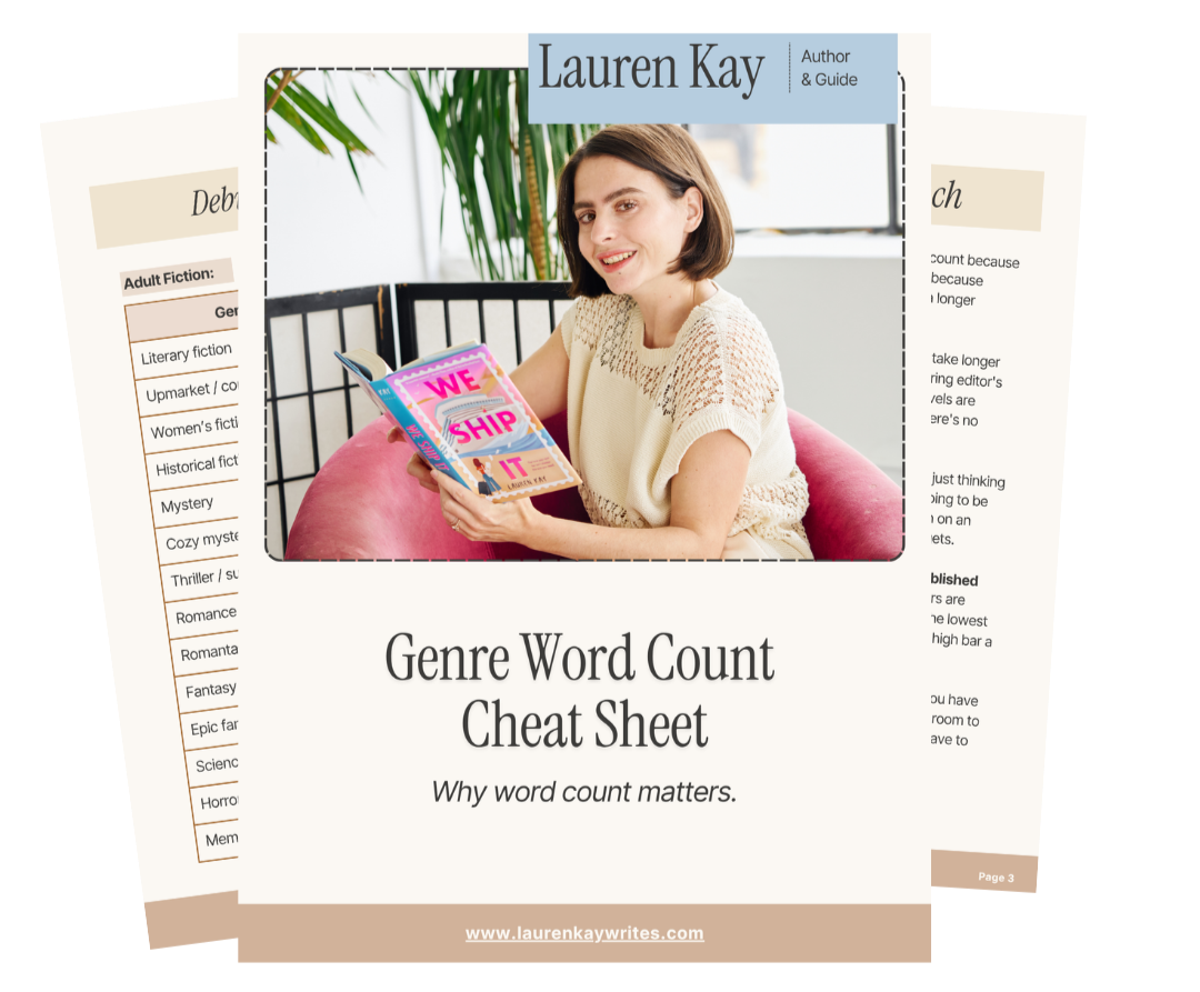 Word Count Guide Free Genre Word Count Cheat Sheet: Debut Targets by Genre — Lauren Kay ...