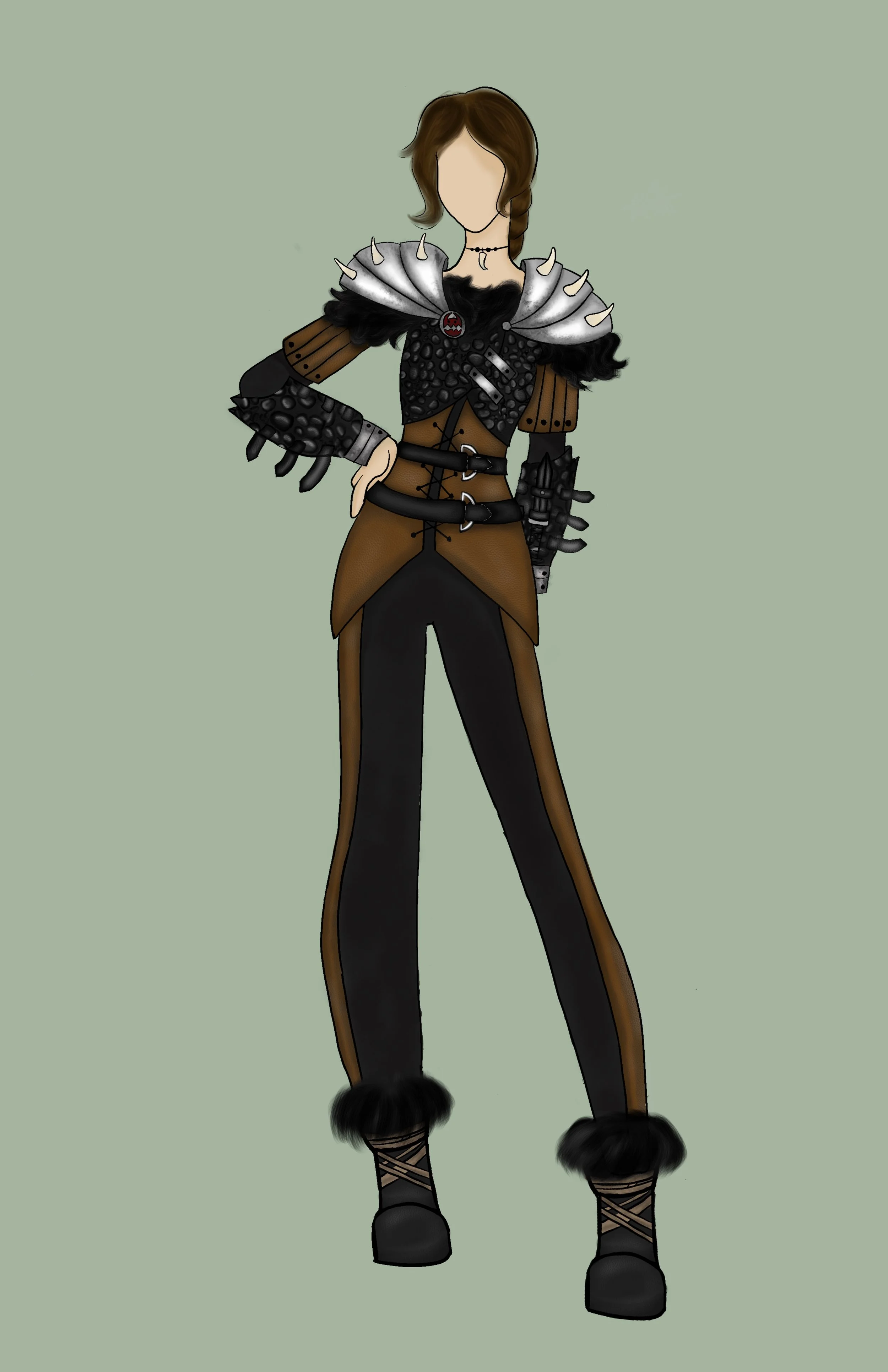 How To Train Your Dragon Costume Design Illustration