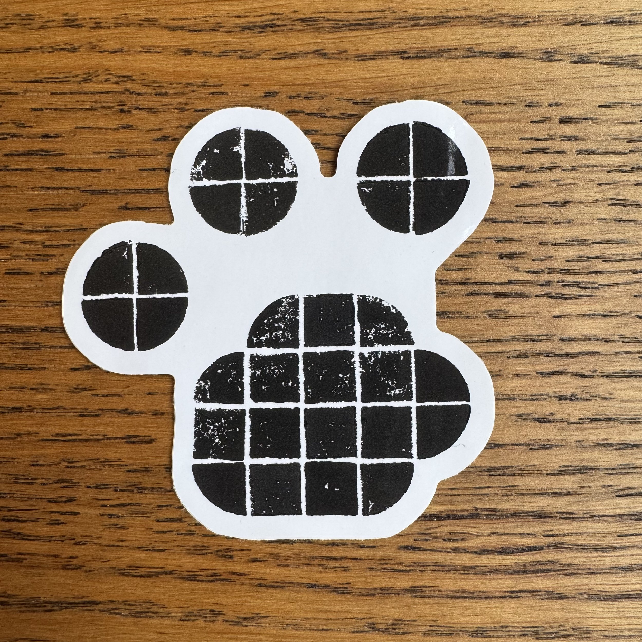 Paw sticker