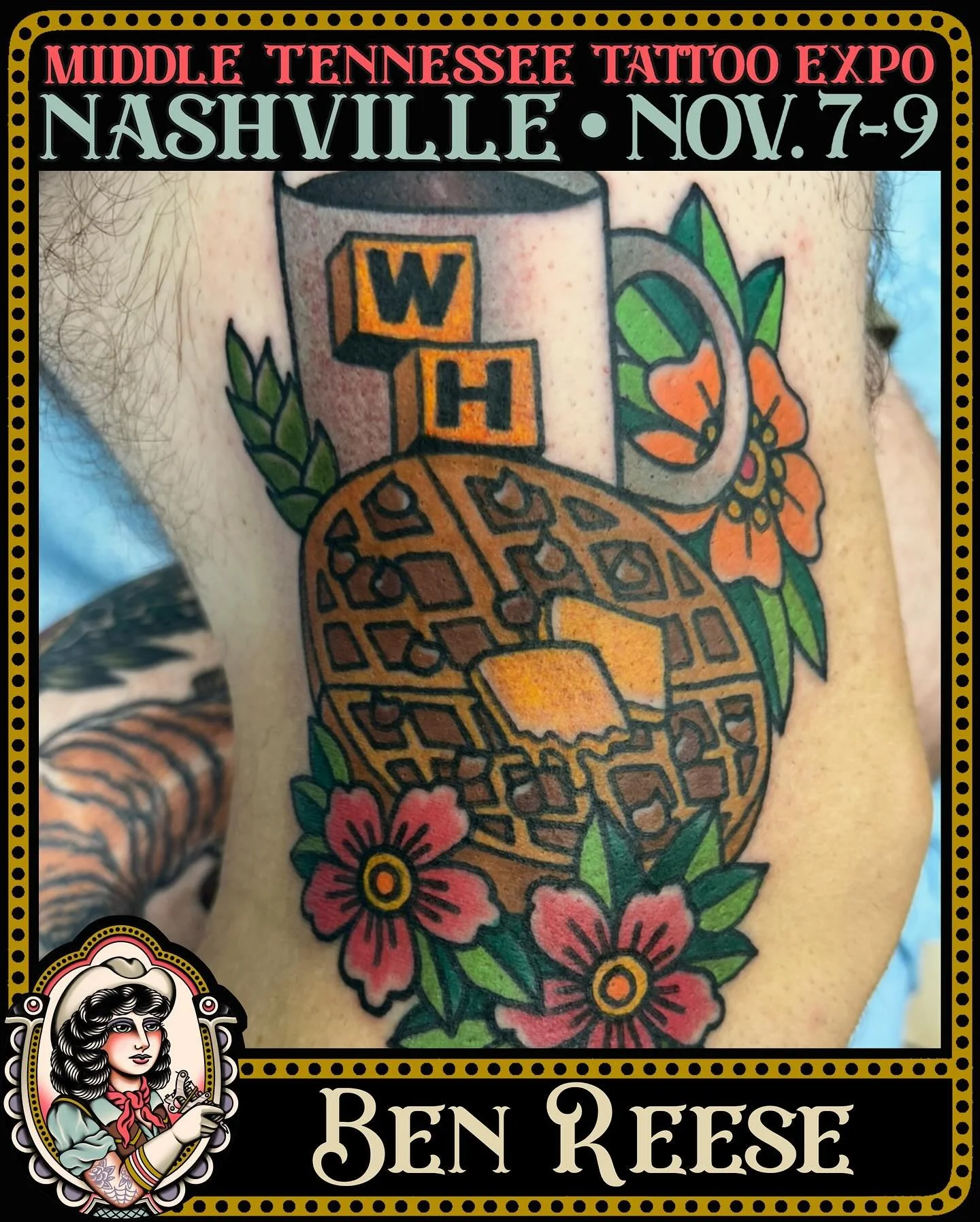 Home is where the art is! Come get a neo-traditional, traditional, or illustrative from @benreesetattoo at the expo! Bring your ideas to Ben, pick out a flash piece at his booth, or book ahead via email benreesetattoo@gmail.com.
&bull;
&bull;
&bull;
