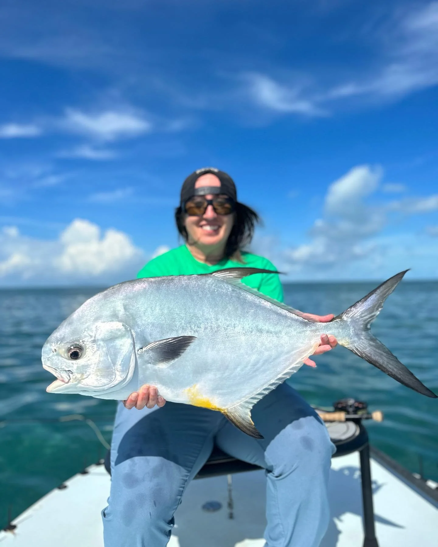 Great work Jess! You put in the work and look what happened. Congrats! 
#keywest #flyfishing #permit #hardy #anglingcompany #sightfishing #bonefish #barracuda #wish4fish