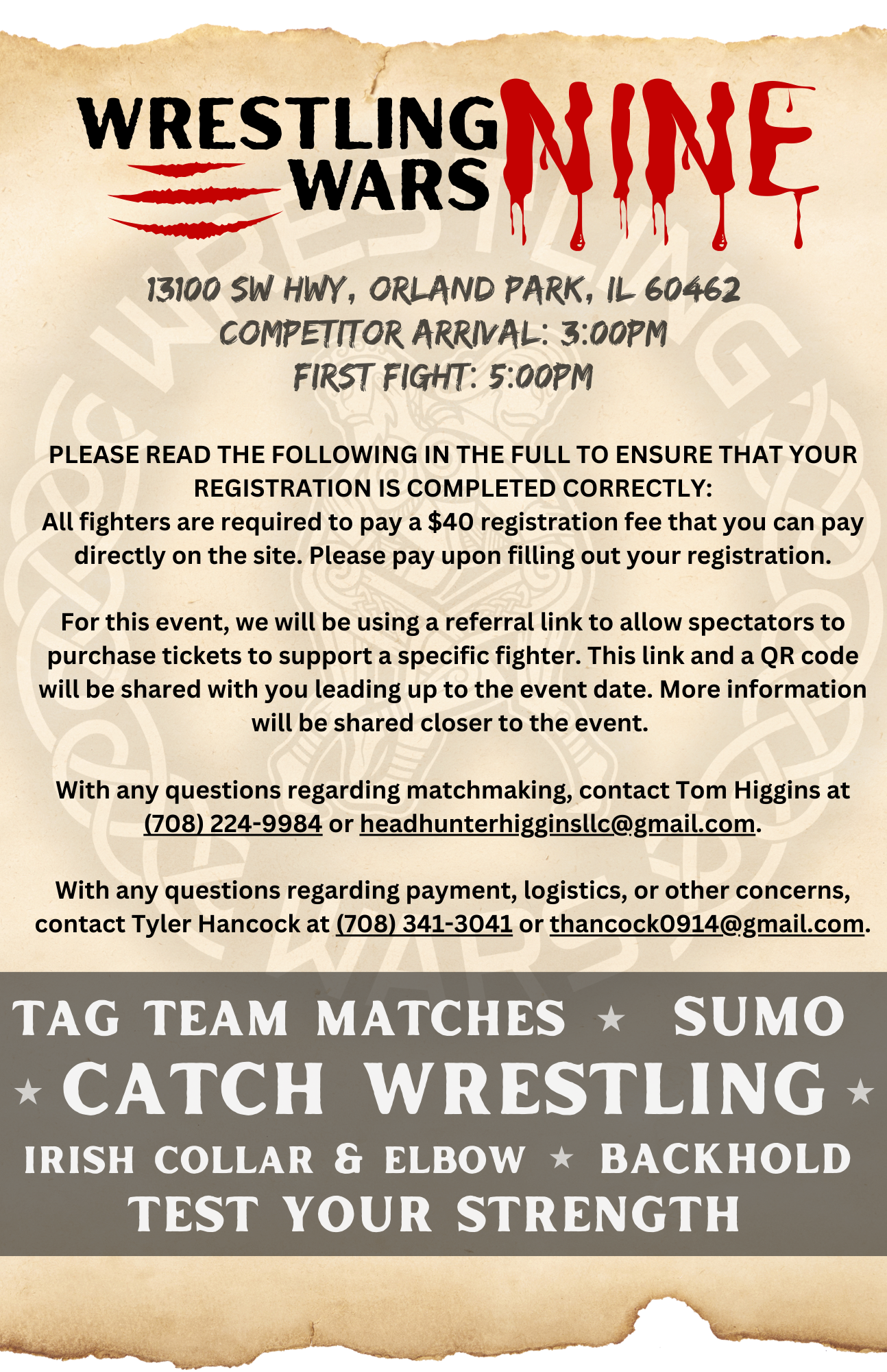 Fighter Registration