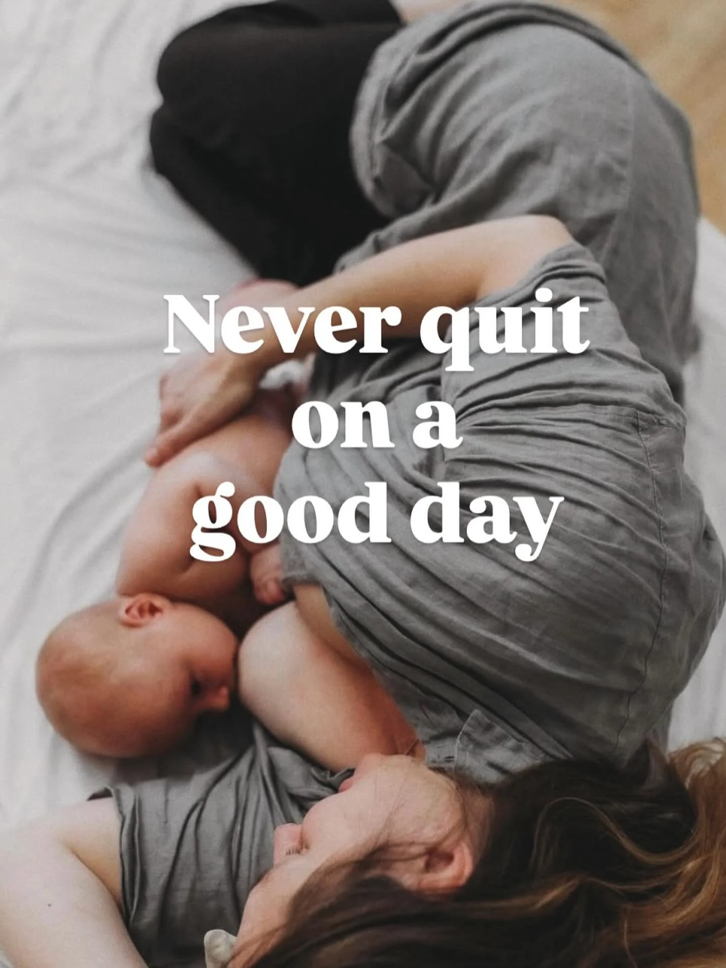 Det &auml;r s&aring; viktigt att du som mamma f&aring;r k&auml;nna att amningen k&auml;nns mysig, iallafall ibland.

Om du aldrig f&aring;r k&auml;nna s&aring; d&aring; &auml;r kanske inte amningen f&ouml;r dig? ❤️
Amning ska inte bara vara kamp! 

M