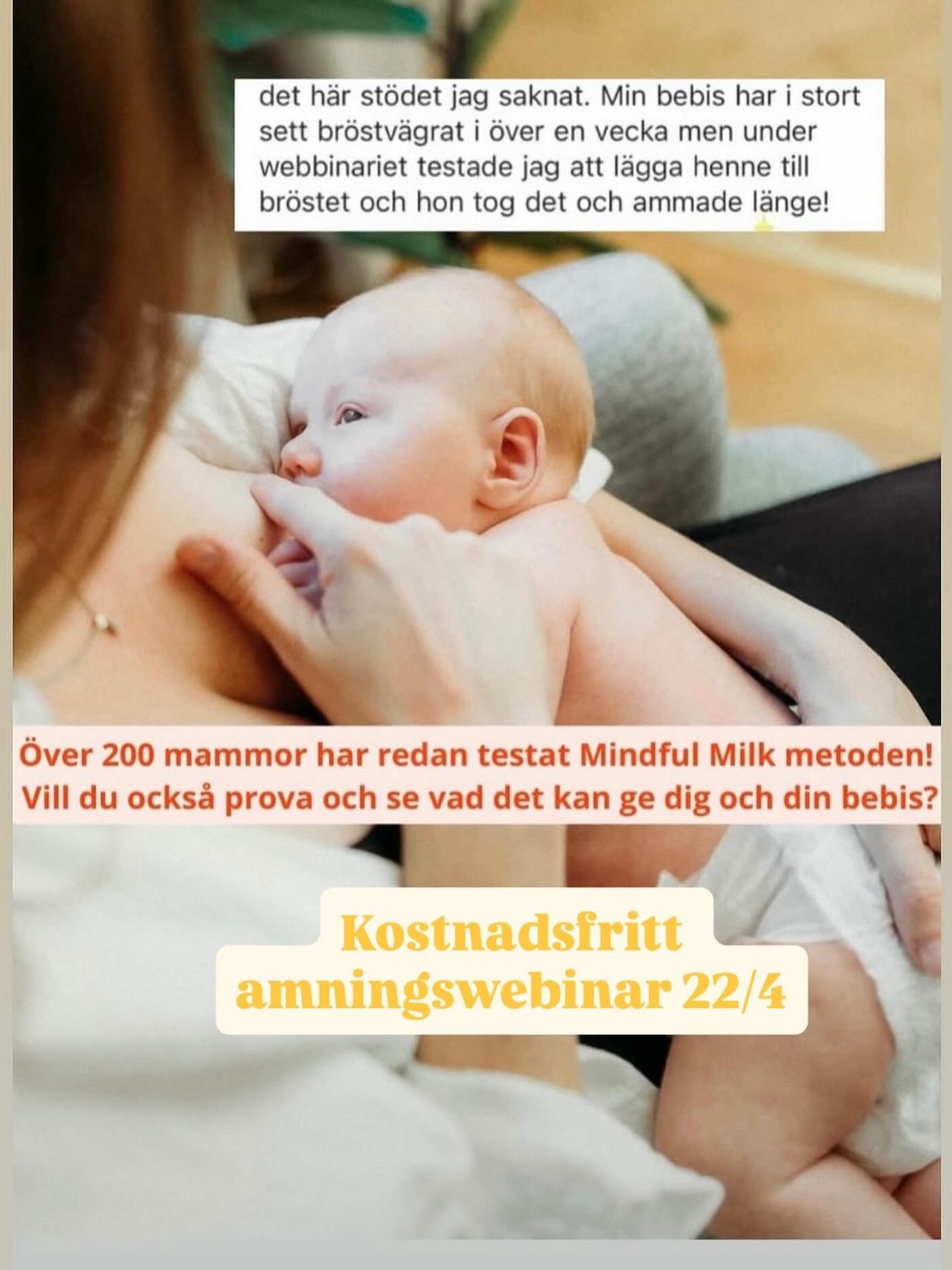 En stund att landa tillsammans med ditt barn och k&auml;nna att du inte &auml;r ensam❤️ 

Jag f&aring;r ofta h&ouml;ra fr&aring;n mammor att de k&auml;nner sig ensamma i sin situation. Men jag lovar att du &auml;r inte ensam och i det h&auml;r webina