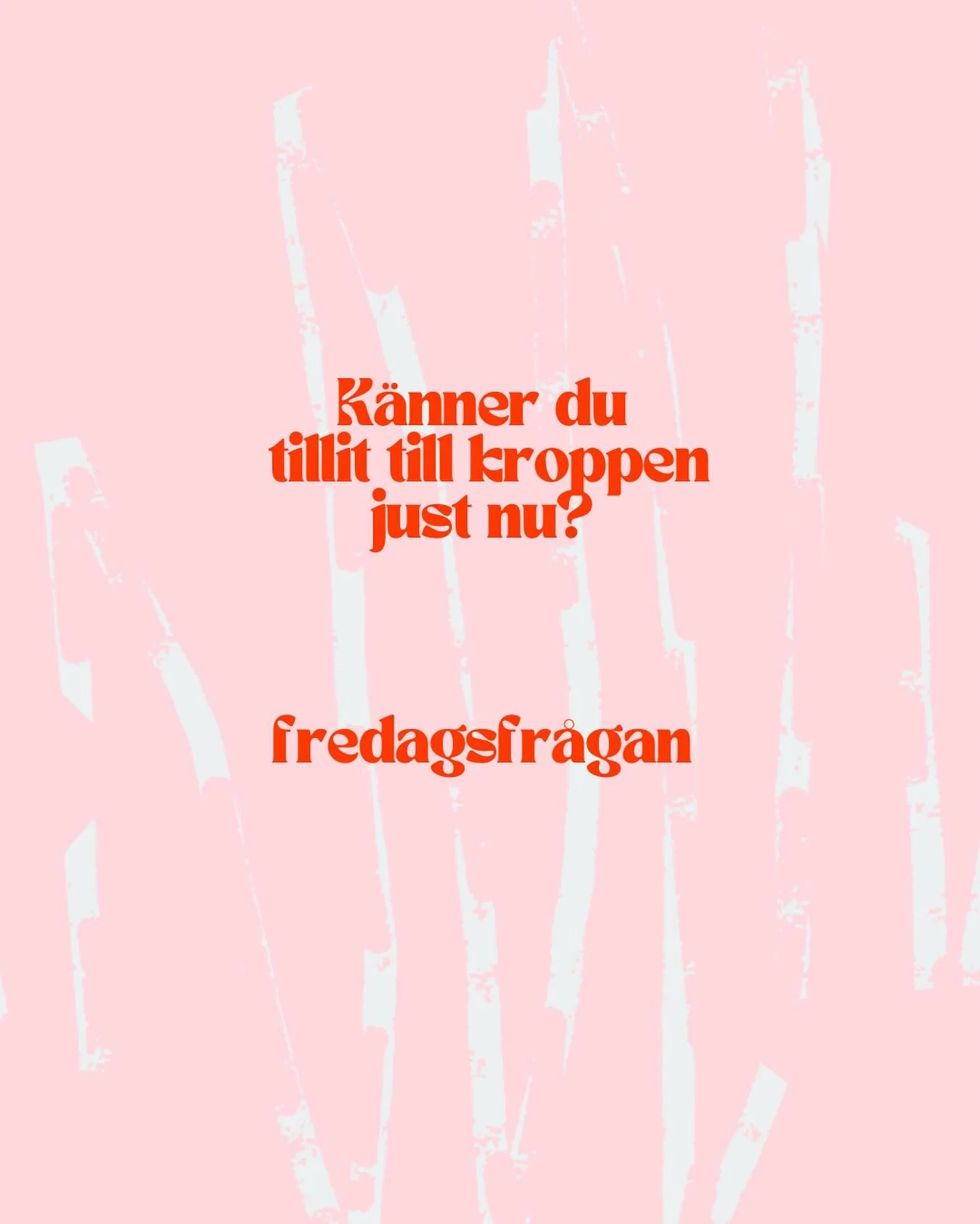 Ni &auml;r flera som svarat att det variera mycket. Att ha verktyg som hj&auml;lper dig att hitta tillbaka till kroppen och tilliten kan vara avg&ouml;rande f&ouml;r att du ska orka forts&auml;tta❤️ 27/5 h&aring;ller jag v&aring;rens sista webinar🙏 