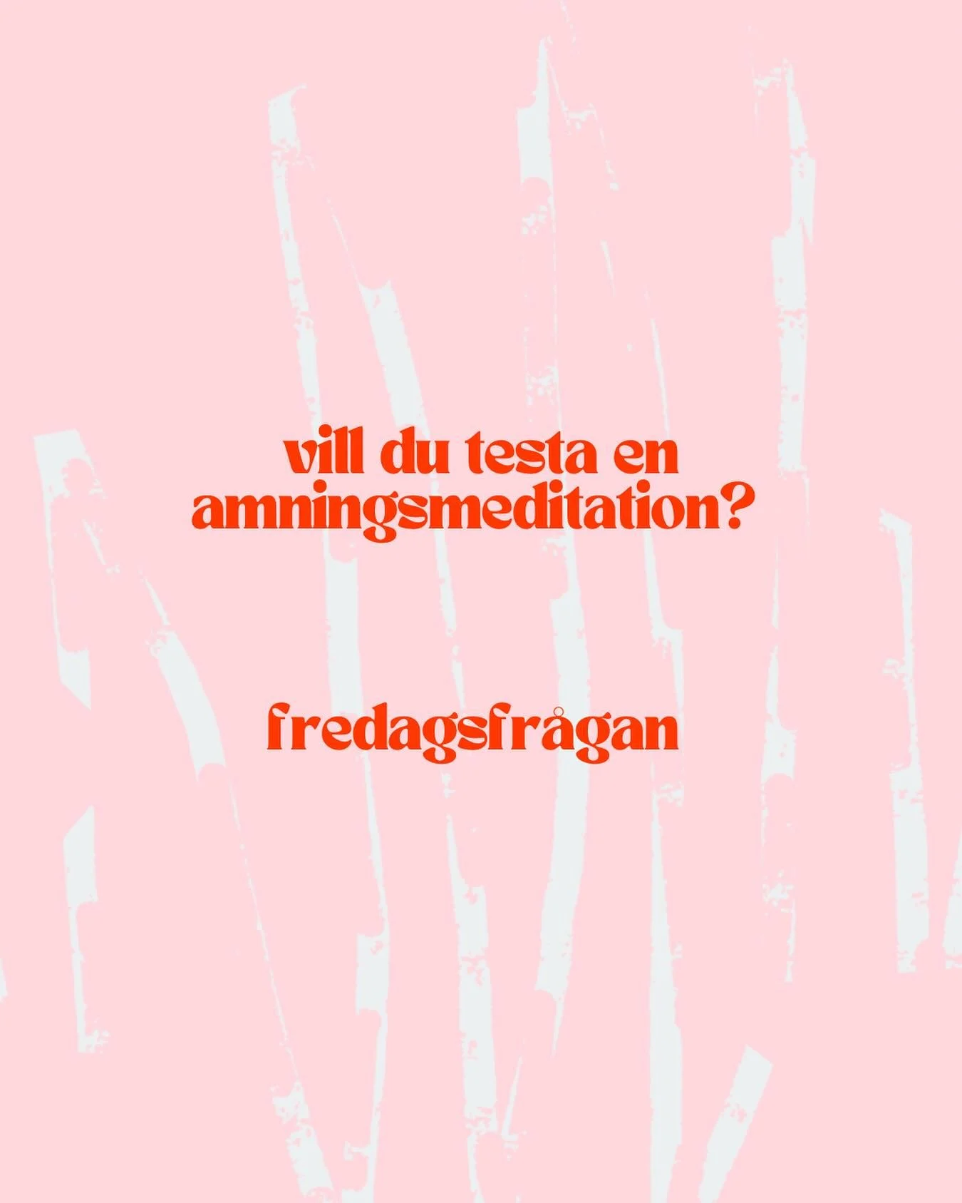Kul att ni &auml;r m&aring;nga som &auml;r nyfikna🙏 P&aring; webinaret 27/5 kommer du f&aring; testa en ny meditation f&ouml;r dig och f&ouml;r ditt barn💕 Boka i bion eller i stories✨ 
Skicka dm om du vill testa en redan idag🫶

#amning #amningsmed