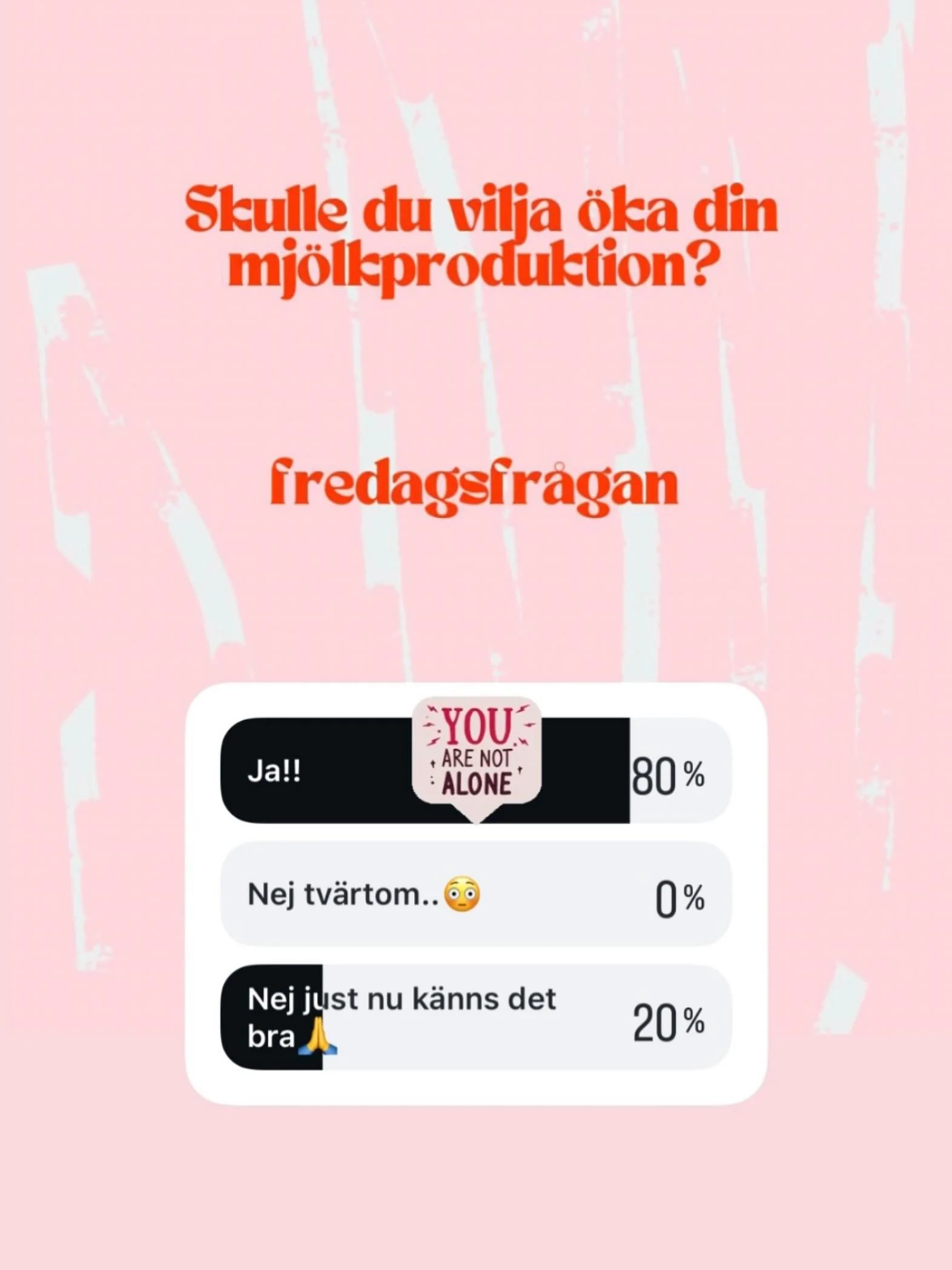 F&ouml;r att &ouml;ka produktionen beh&ouml;ver vi sl&auml;ppa mer mj&ouml;lk men f&ouml;r att mj&ouml;lken ska sl&auml;ppa s&aring; beh&ouml;ver vi ha ett oxytocin p&aring;slag❤️ Det har vi inte n&auml;r vi k&auml;nner oss stressade och oroliga, n&a