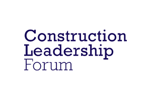 Logo for the Construction Leadership Forum.