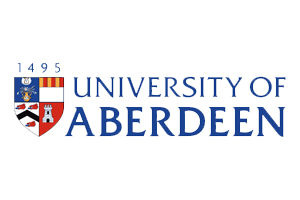 University of Aberdeen logo with the year 1495 and the university name