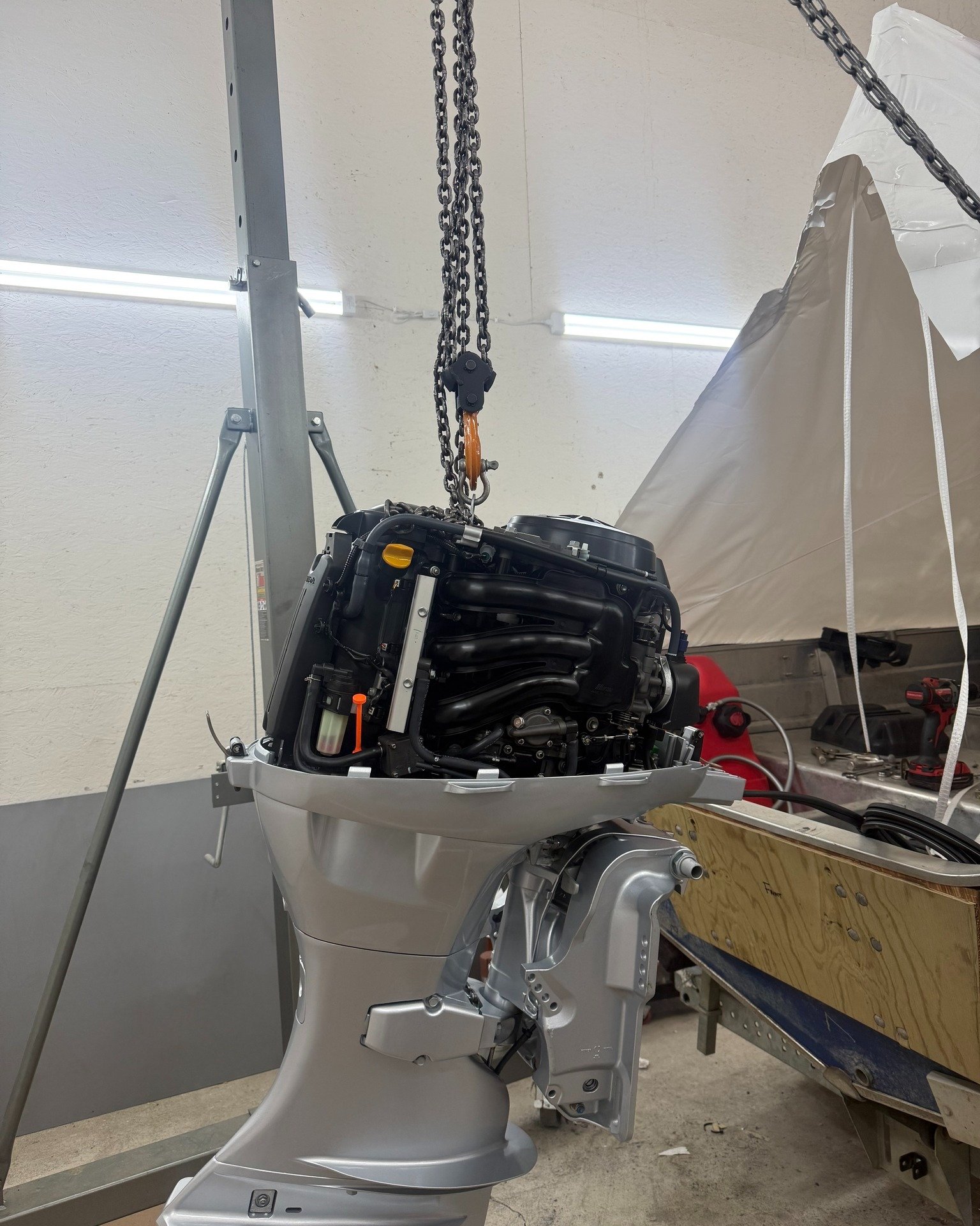 ⚓ Inside a Repower -  Step # 10 
Engine Mounting &amp; Height Setup

Engine height isn&rsquo;t guesswork &mdash; it&rsquo;s calculated.

Engine Mounting &amp; Height Setup
&bull; Aligning motor
&bull; Torque specs
&bull; Height adjustment
&bull; Anti