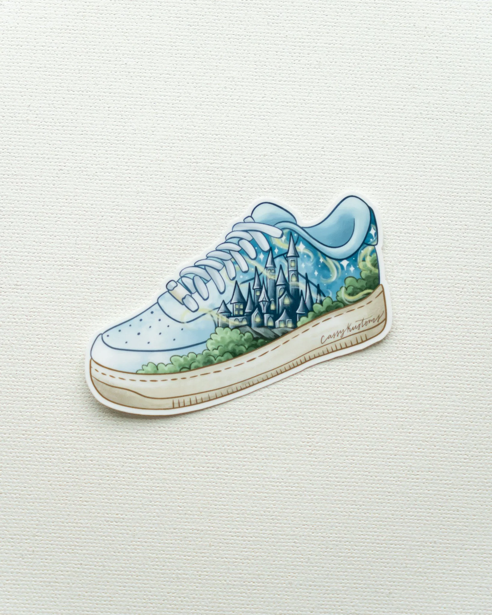 Fantasy Castle Sneaker Sticker