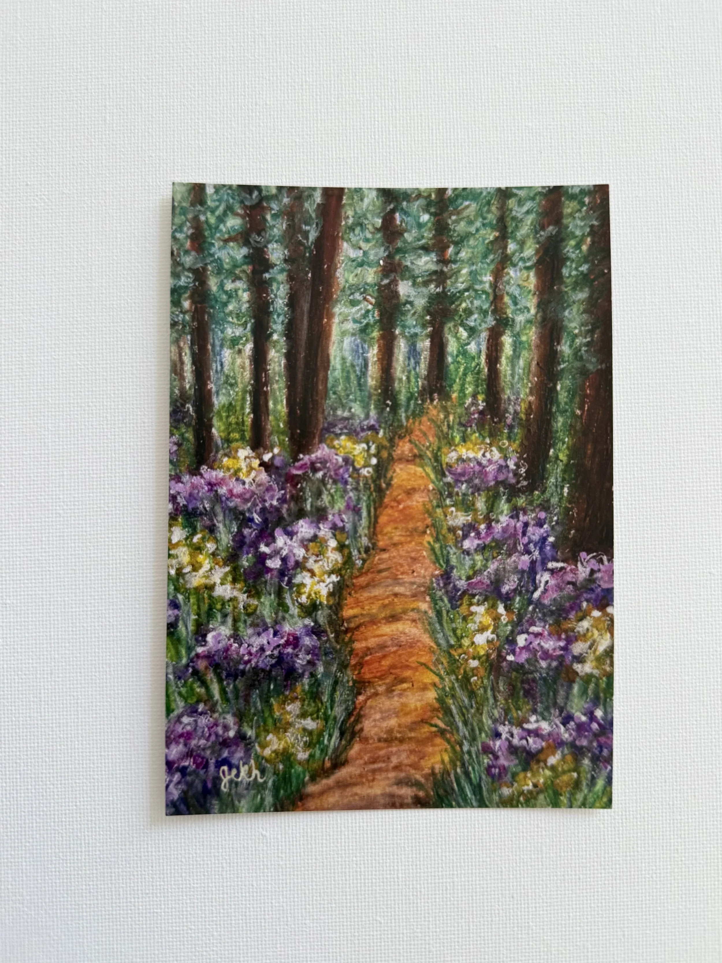 The Road Not Taken Postcard