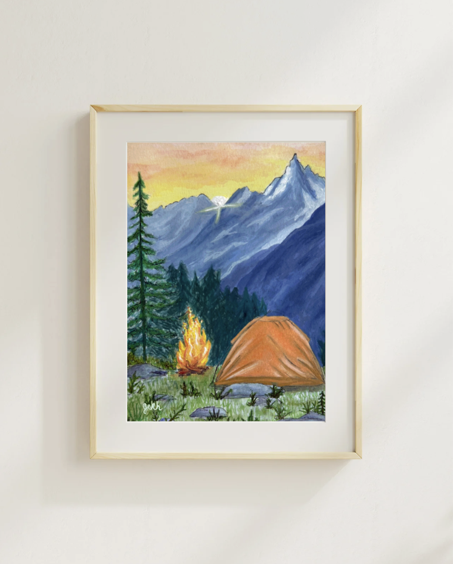 Camping Print