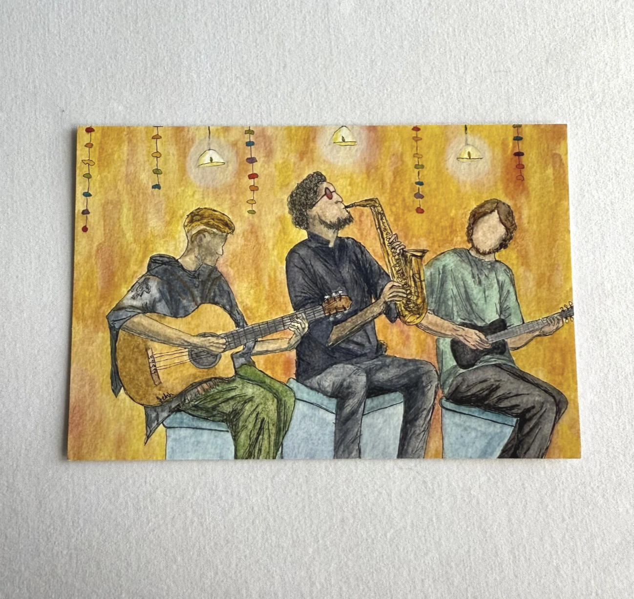 Jazz Concert Postcard