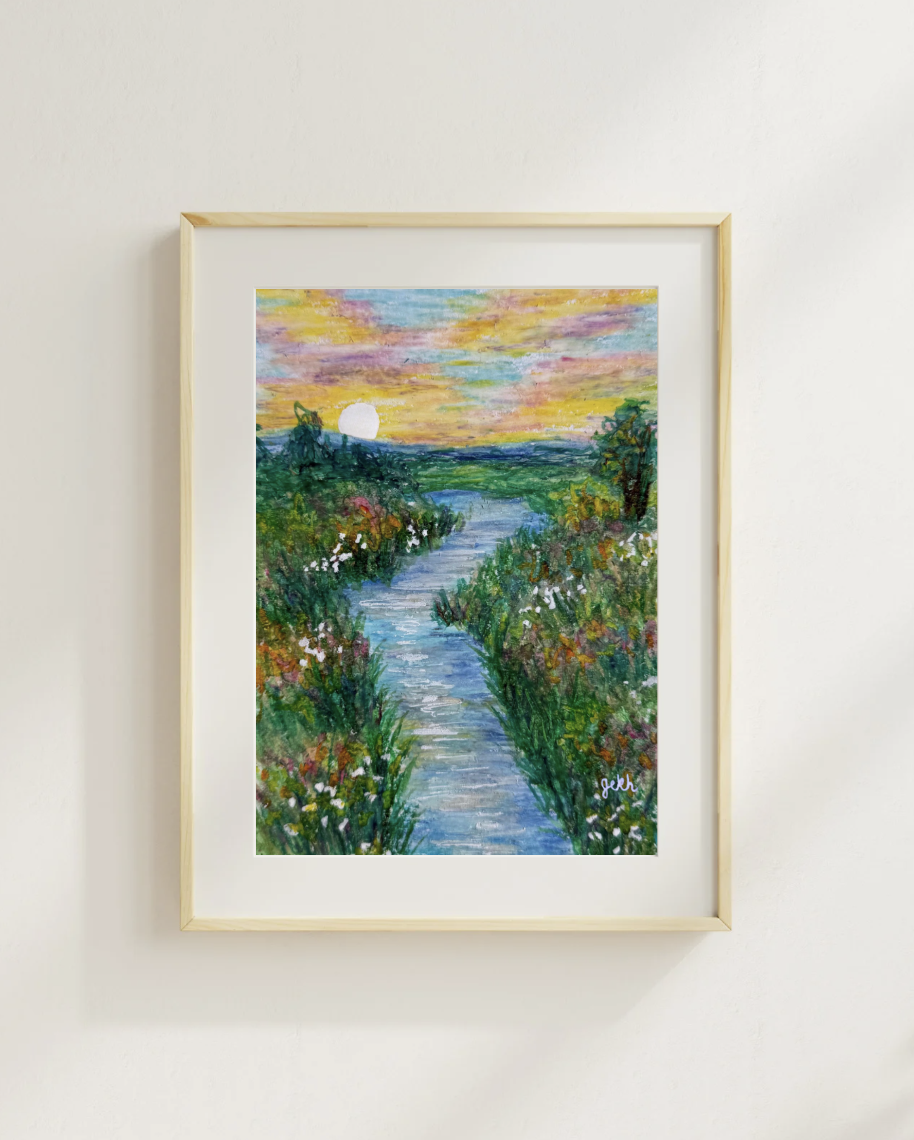 Sunrise River Print