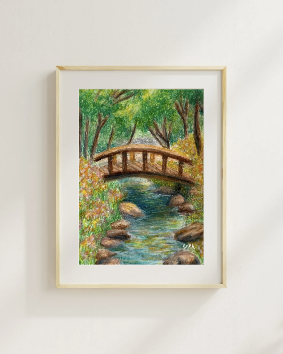 Forest Bridge Print