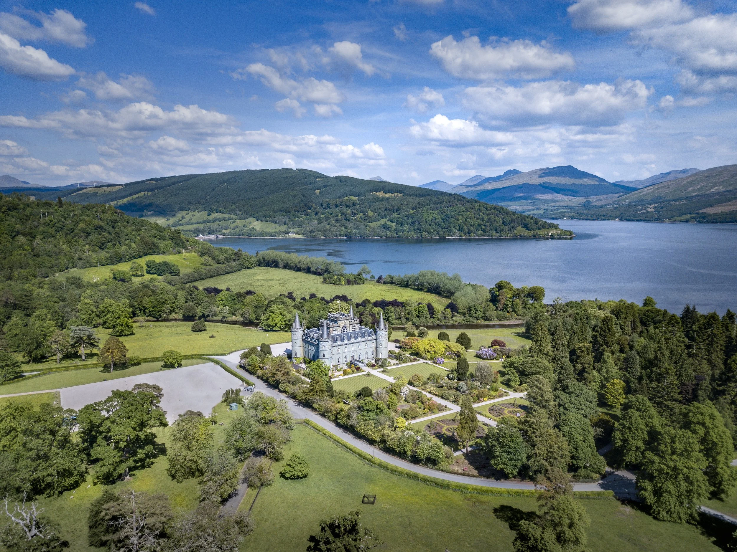       
  
     About Inveraray Castle and Argyll Estates   Inveraray Castle &amp; Gardens is one of Scotland’s most iconic historic and visually striking destinations. Nestled on the stunning shores of Loch Fyne in Argyll, Inveraray Castle has been t