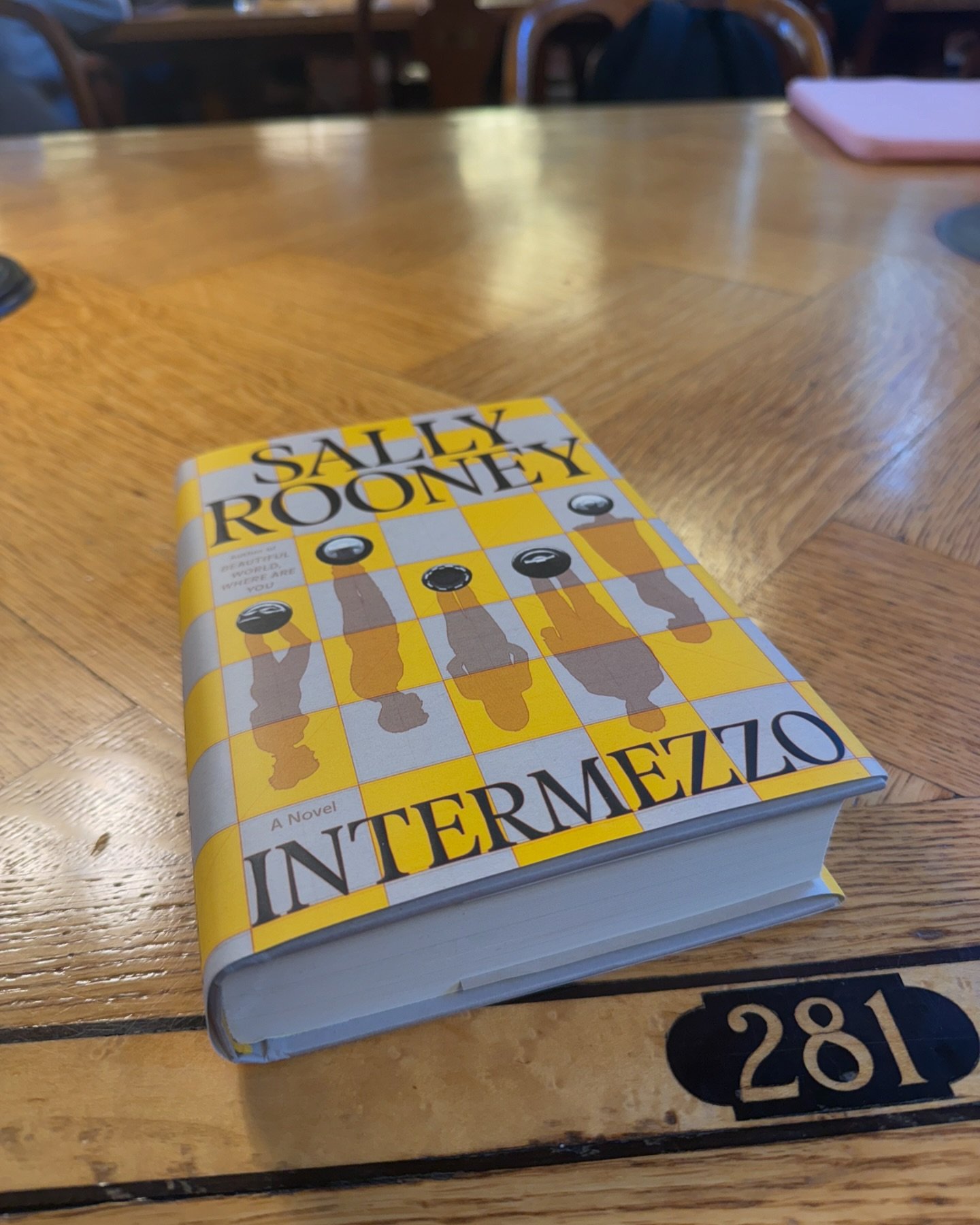 spent the day at @nypl savoring the last few chapters of @sallyrooneyofficial&rsquo;s &ldquo;Intermezzo.&rdquo;
it always takes some adaptation to get into a Rooney novel, but once you&rsquo;re in, you&rsquo;re in
&ldquo;Intermezzo&rdquo; offers such