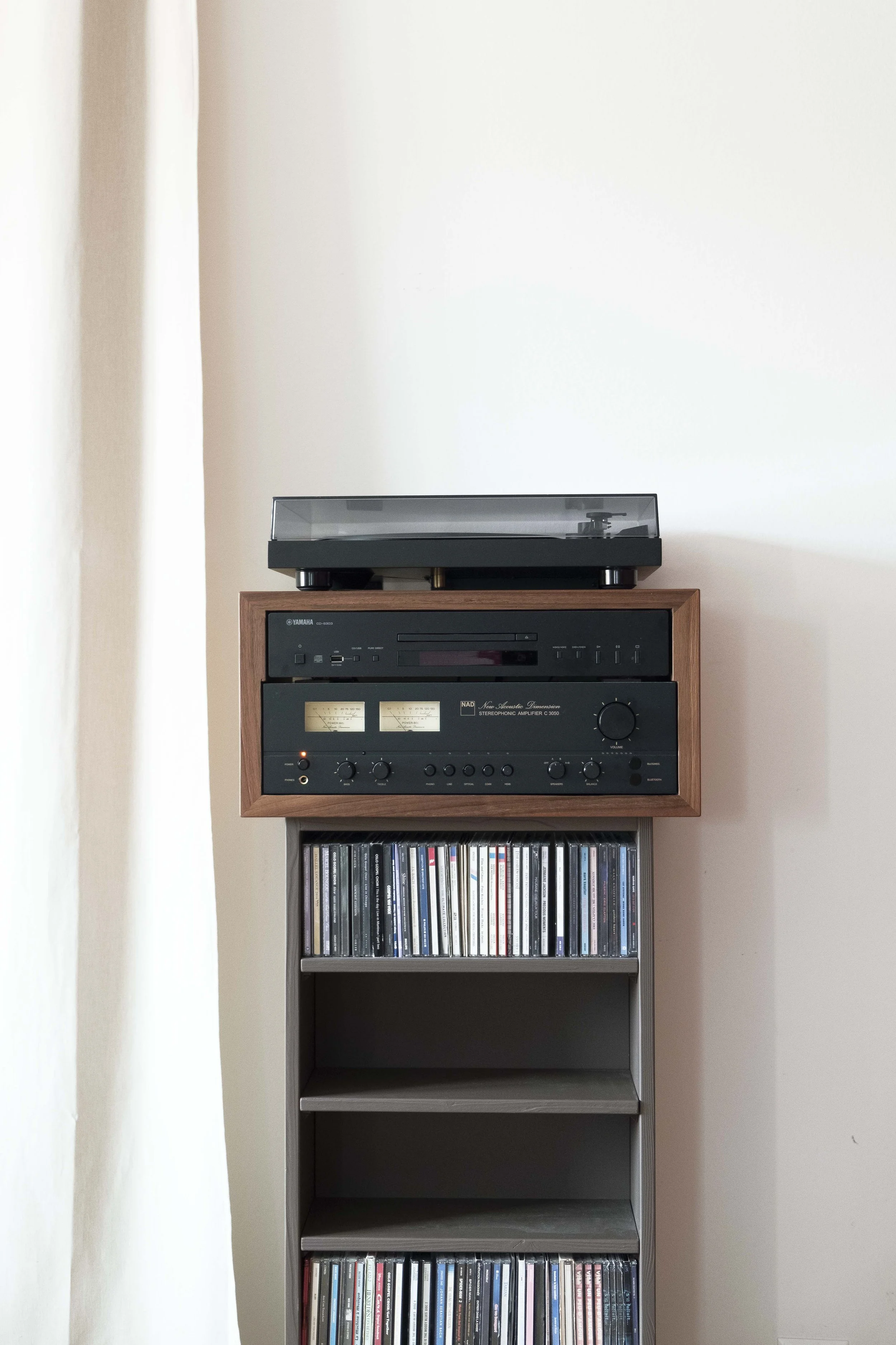 meuble vinyles AB BOIS Alexandre Bigler ébéniste ébénisterie