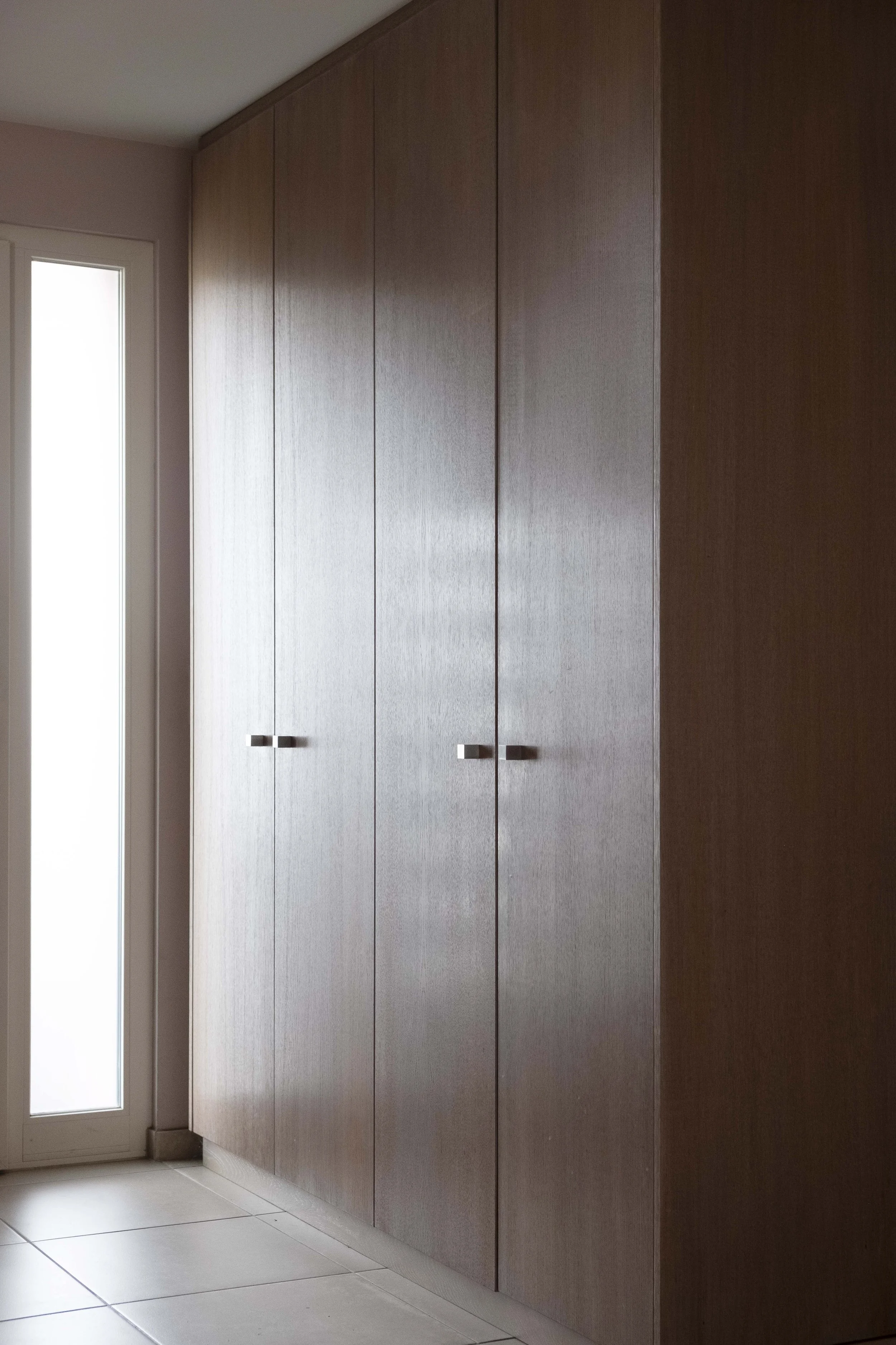 Armoire murale d'entrée AB BOIS Alexandre Bigler ébéniste ébénisterie