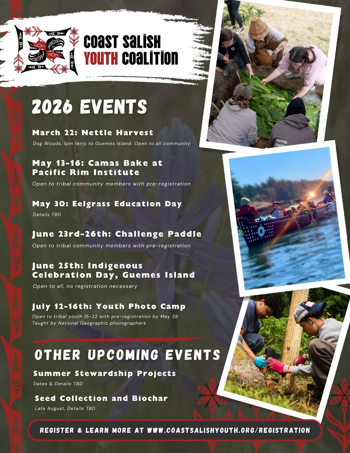 Check out the events and registration page on our website!