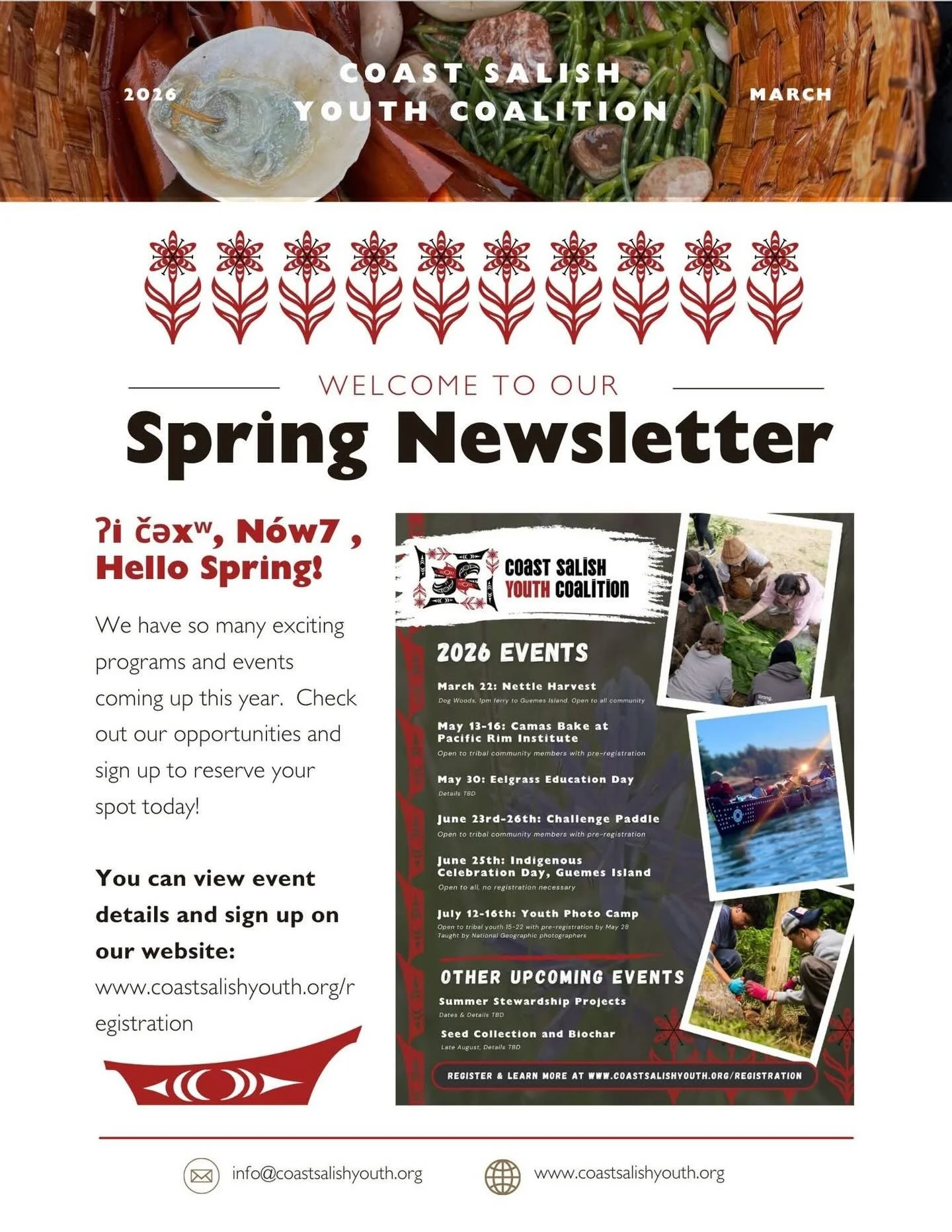Our Spring 2026 newsletter is here! 🌼 Head to our website for all the latest happenings and upcoming events. If you&rsquo;re already on our list, check your inbox! And if you&rsquo;re not, sign up at the bottom of our webpage ⬇️

https://www.coastsa