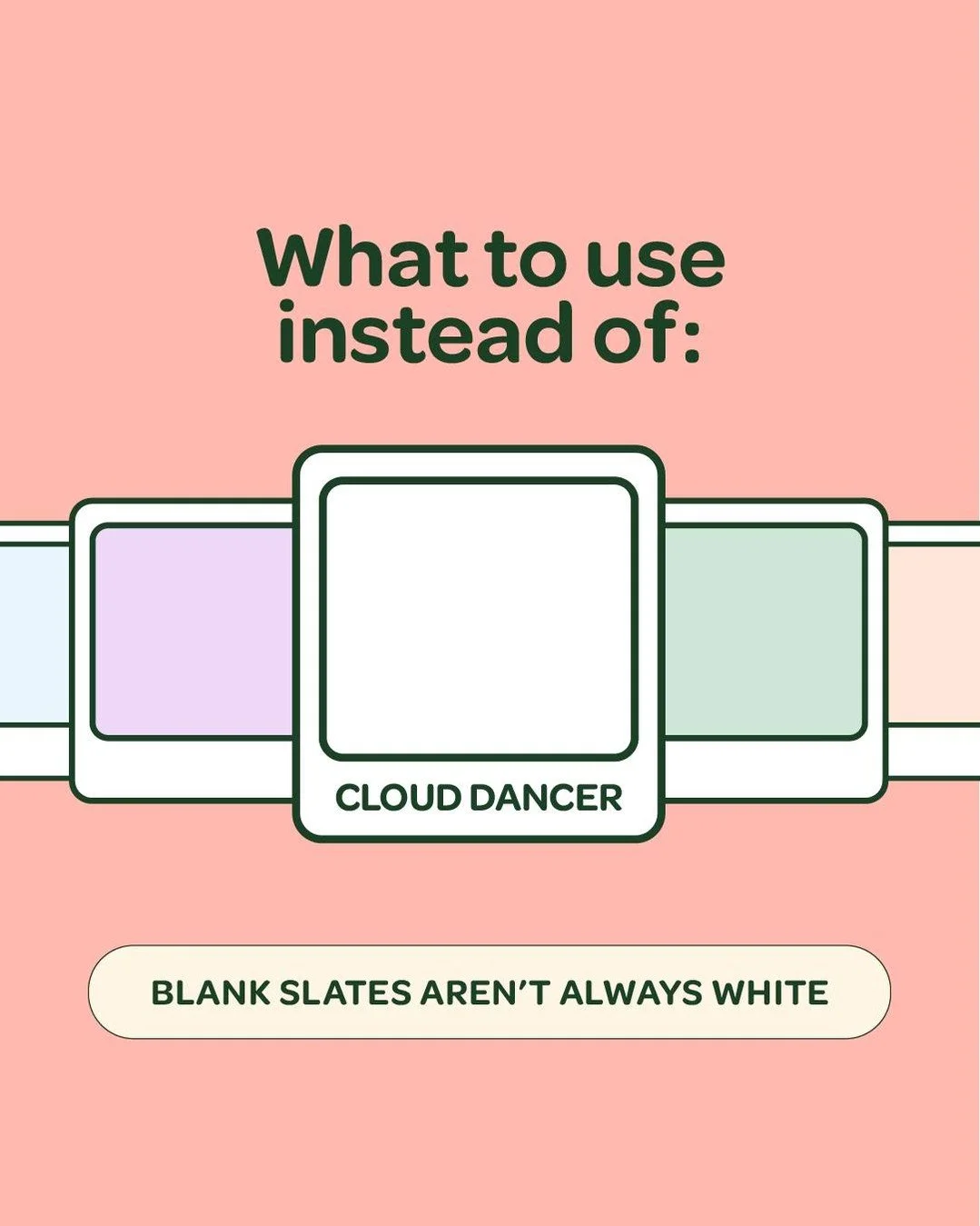 If you've been using white, you'd be surprised how adding a little bit of colour can shift the look and feel of your brand or project, adding depth and personality 🌈 Try replacing white with one of these!

Swipe and find your new favourite colour of