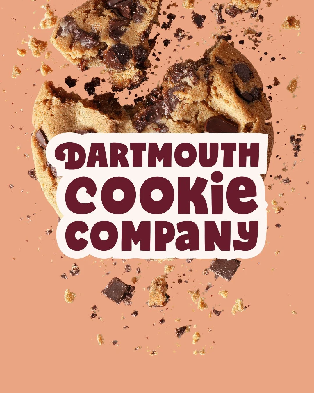 A fresh look for a fresh batch 🍪 Introducing the new brand for @dartmouthcookiecompany! 🫶 

A logo is just the start. We wanted the visual identity to feel warm and delicious like the cookies themselves. The custom colour palette is ingredient-insp