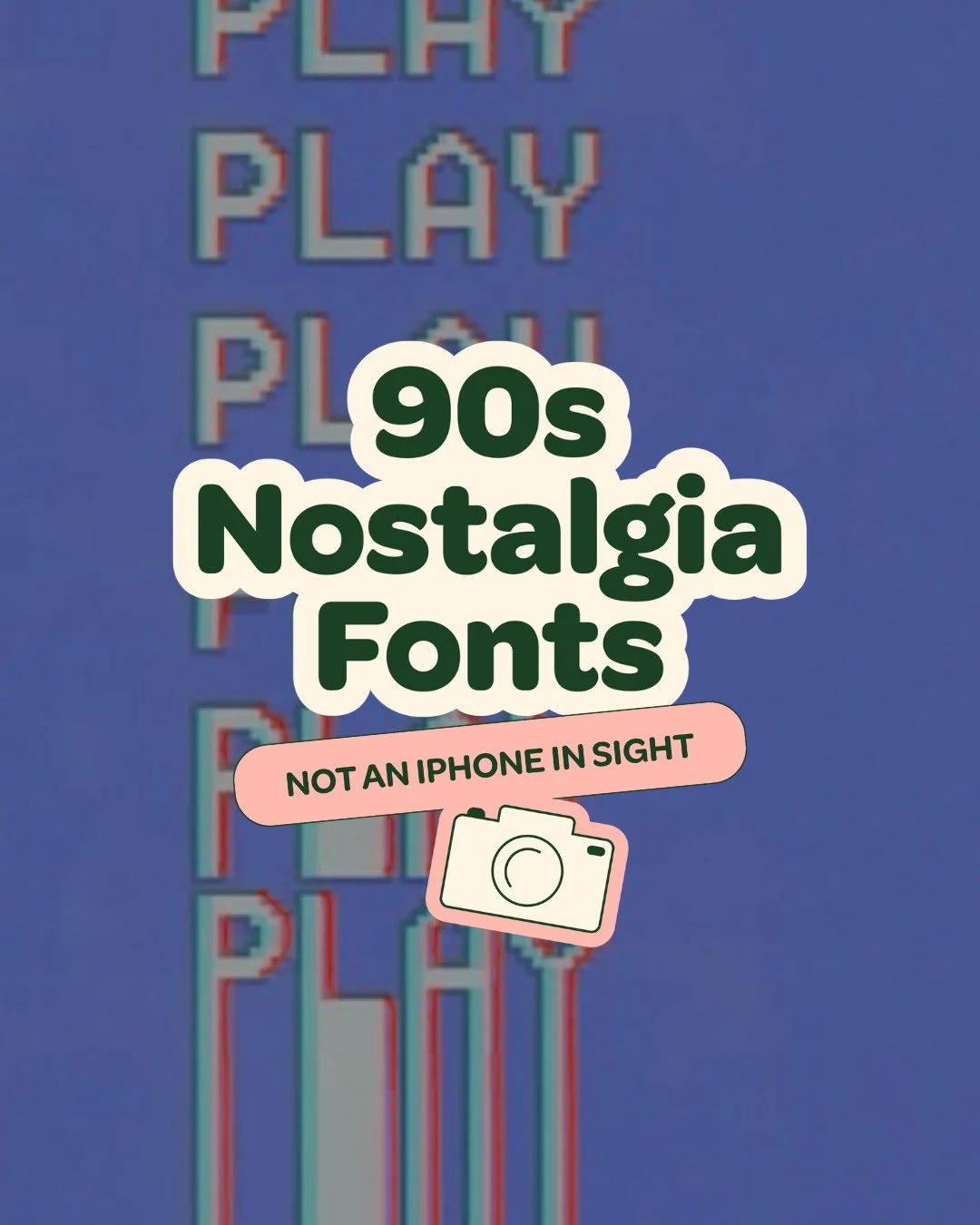Flashbaaaaack 🤩 Some fonts to feed your #90snostalgia

#graphicdesigner #latinadesigner #ottawadesigner #branddesign