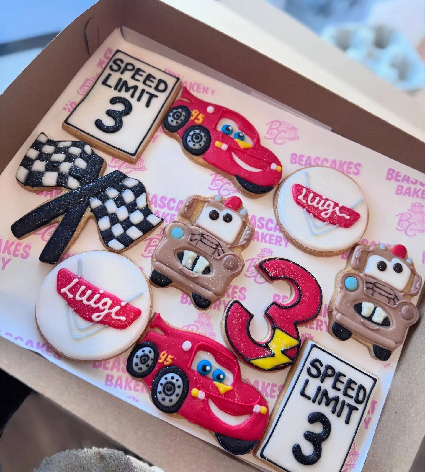 CUSTOM COOKIES!! 🏎️🐻🎈